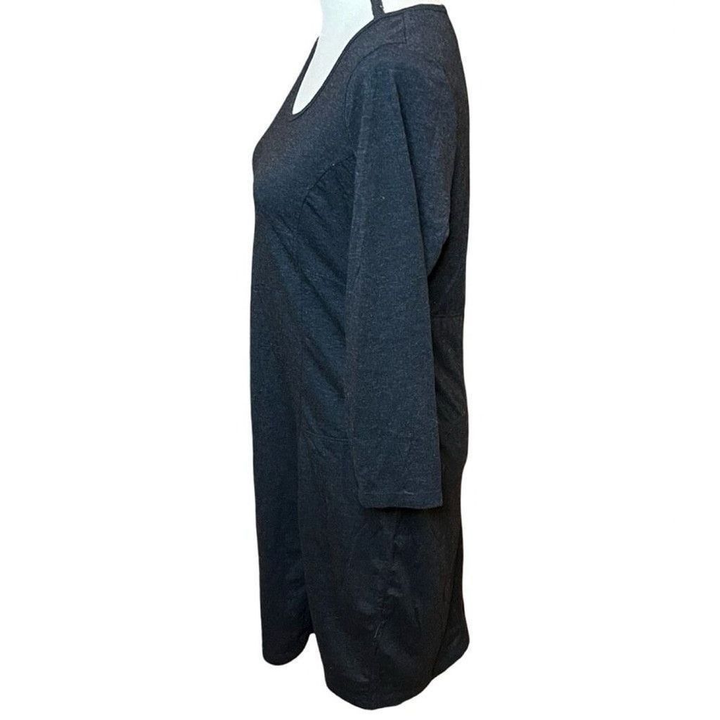 Prana prAna Soskia Heathered Gray Wool Blend Shirt Dress Sz M Size M / US 6-8 / IT 42-44 - 3 Thumbnail
