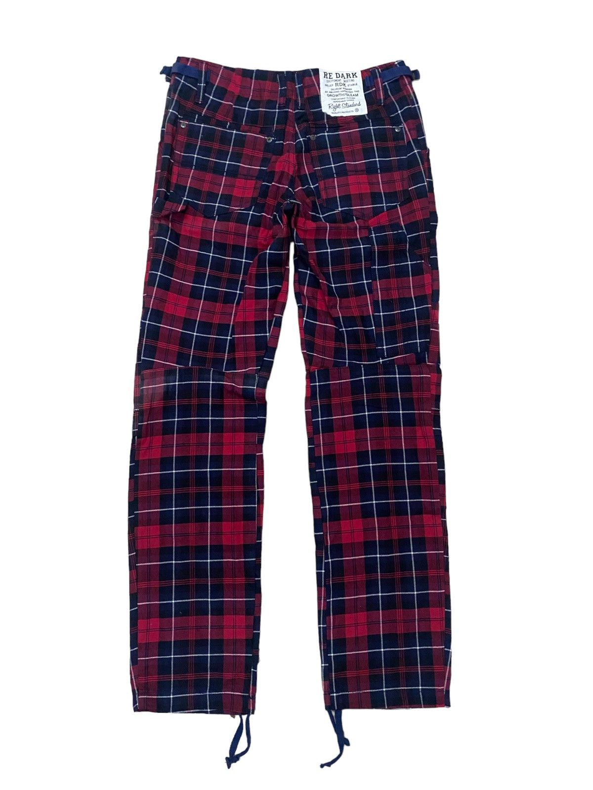 Hysteric Glamour Japanese Brand Re Dark Red Tartan Pant Size 28" / US 6 / IT 42 - 3 Thumbnail