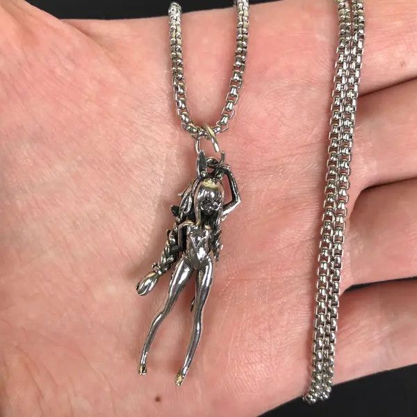 Jewelry Pretty Cool Girl Necklace Y2K Gothic Punk Chain Size ONE SIZE - 7 Thumbnail