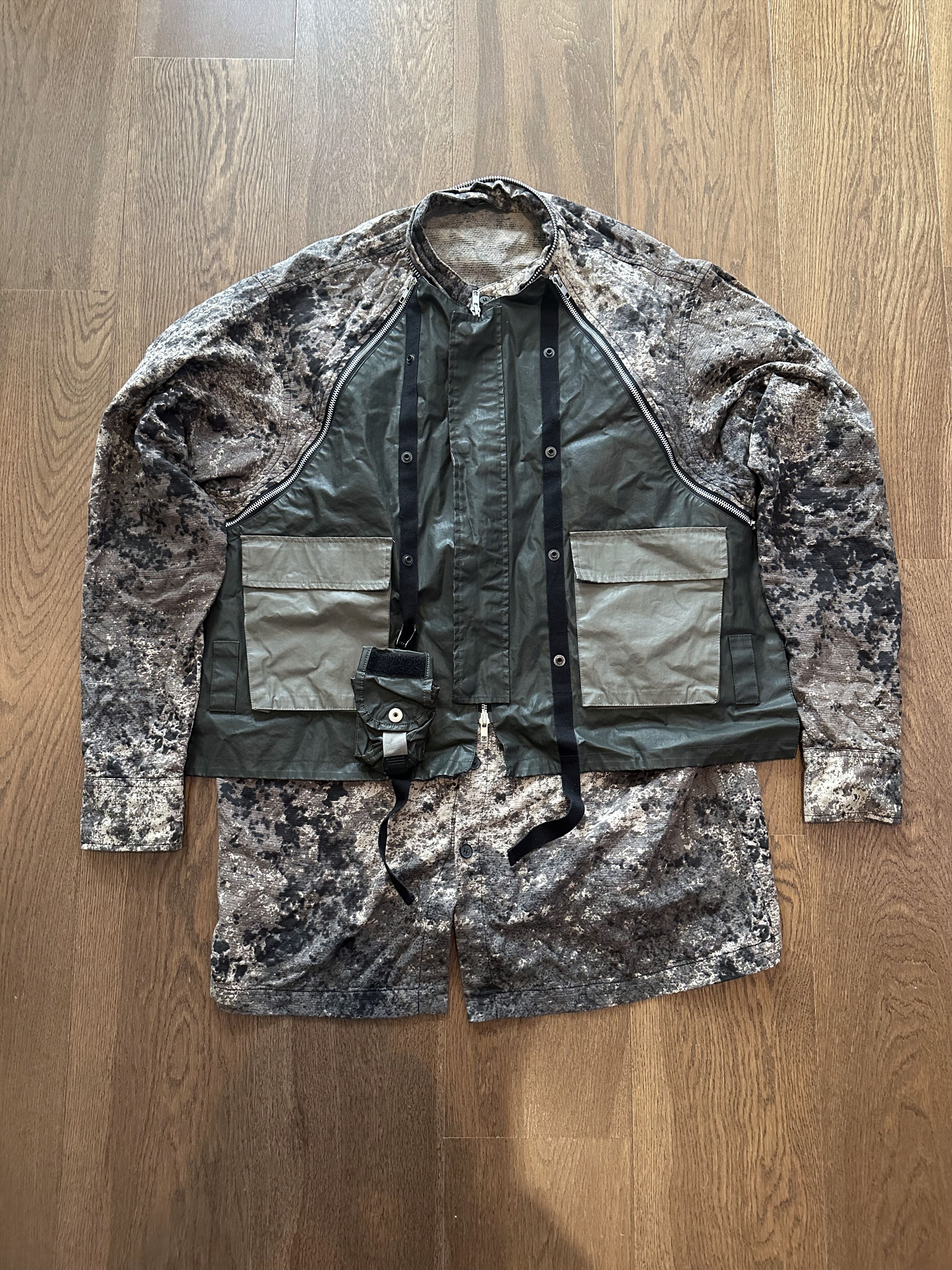 blackmerle AW19 Modular Hooded Vest Outershirt RRP$750 Size US M / EU 48-50 / 2 - 1 Thumbnail