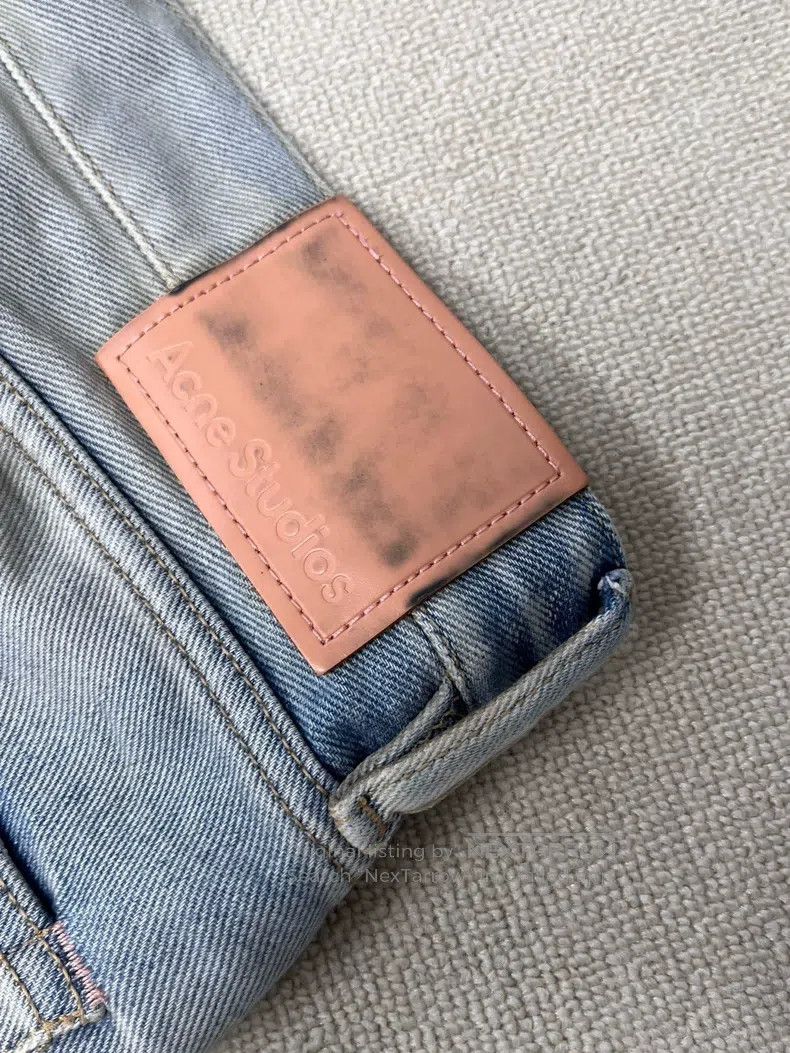 Acne Studios Acne Studios Ripped wide-leg mid-rise loose fit jeans Size 30" / US 8 / IT 44 - 3 Thumbnail