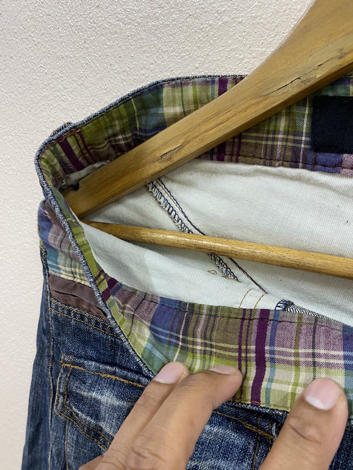 Japanese Brand Vtg Breathmint Denim Double Waist Multi Pocket Size US 34 / EU 50 - 12 Thumbnail