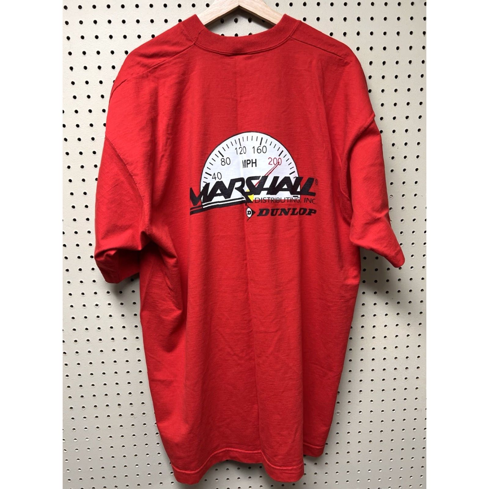 Fruit Of The Loom VINTAGE Fruit of the Loom T-Shirt USA 2XL Red Short Sleeve Crew Neck Cotton Graphic Print Mens Size US XXL / EU 58 / 5 - 2 Thumbnail