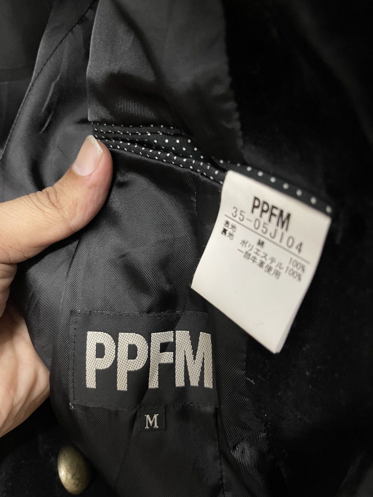 PPFM VINTAGE PPFM BONDAGE VELVET JACKET Size US M / EU 48-50 / 2 - 4 Thumbnail