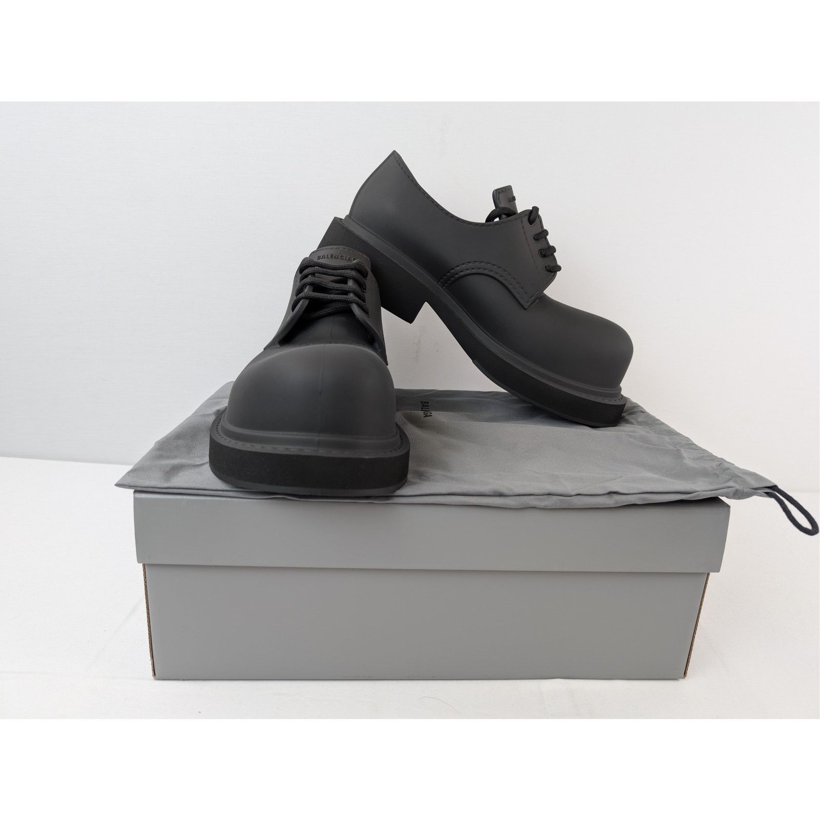 Balenciaga o1rshd1 Full eva Steroid Derby Boots in Black Size US 9 / EU 42 - 20 Thumbnail
