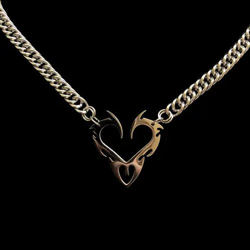 Jewelry Norika x Ryoka Chain Necklace Punk Gothic Chrome Rock Venom Size ONE SIZE - 3 Thumbnail