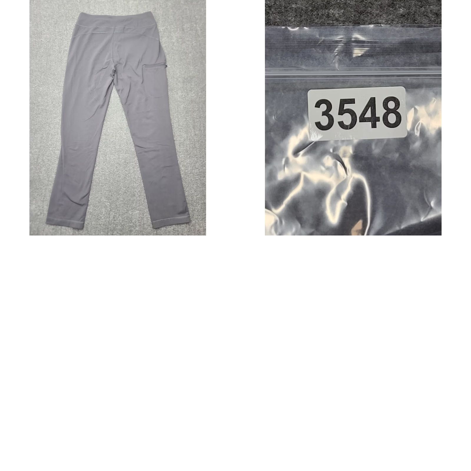 Vintage Duluth NoGA Classic Slim Leg Pants Gray Womens M | Nylon Spandex Jersey | High Rise | Pockets | Athleisure Yoga Hiking Size 32" / US 10 / IT 46 - 9 Thumbnail