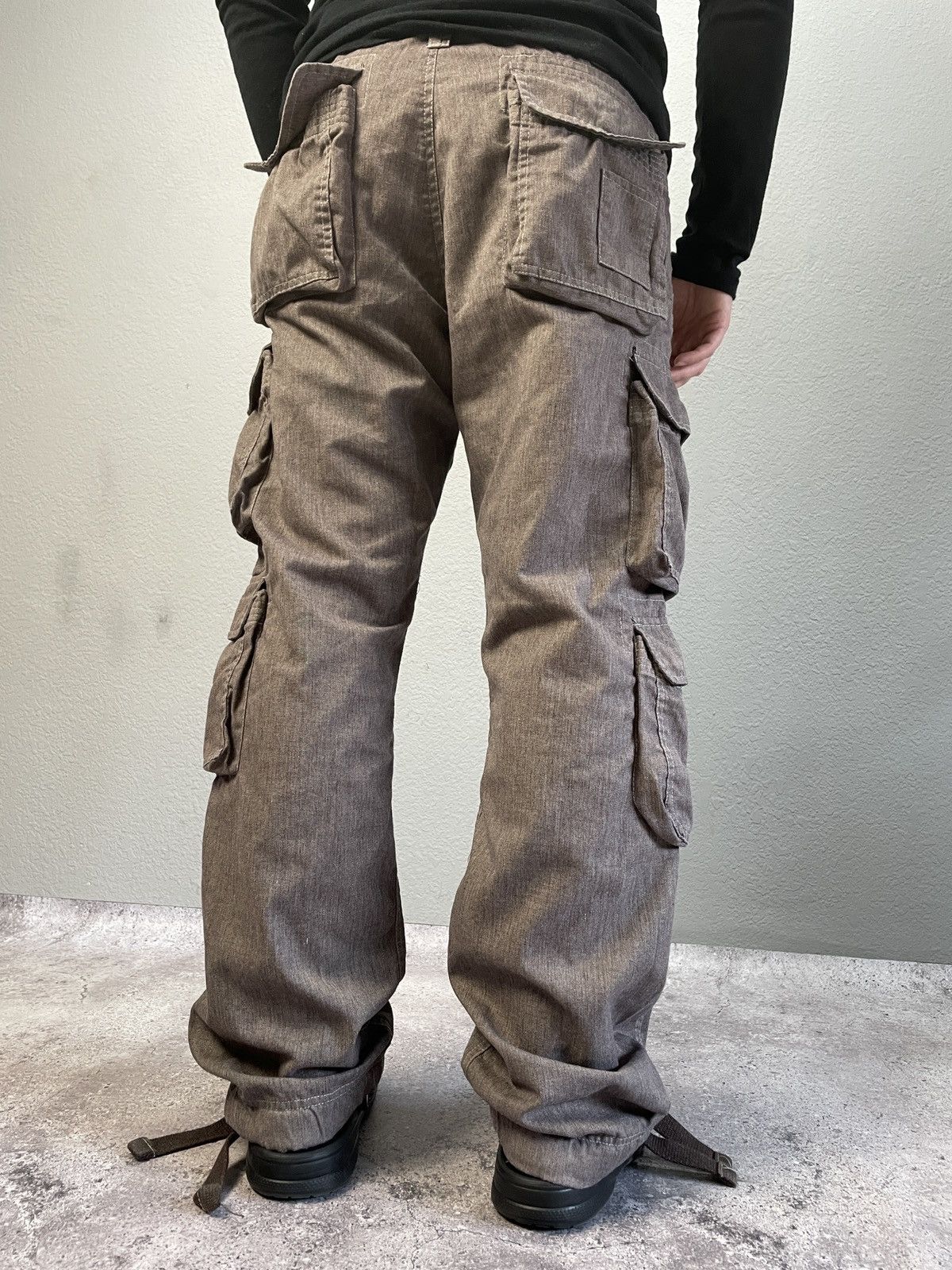 Vintage Vintage Like Diesel 00s Baggy Fit Cargo Pants Jeans Size US 34 / EU 50 - 1 Thumbnail