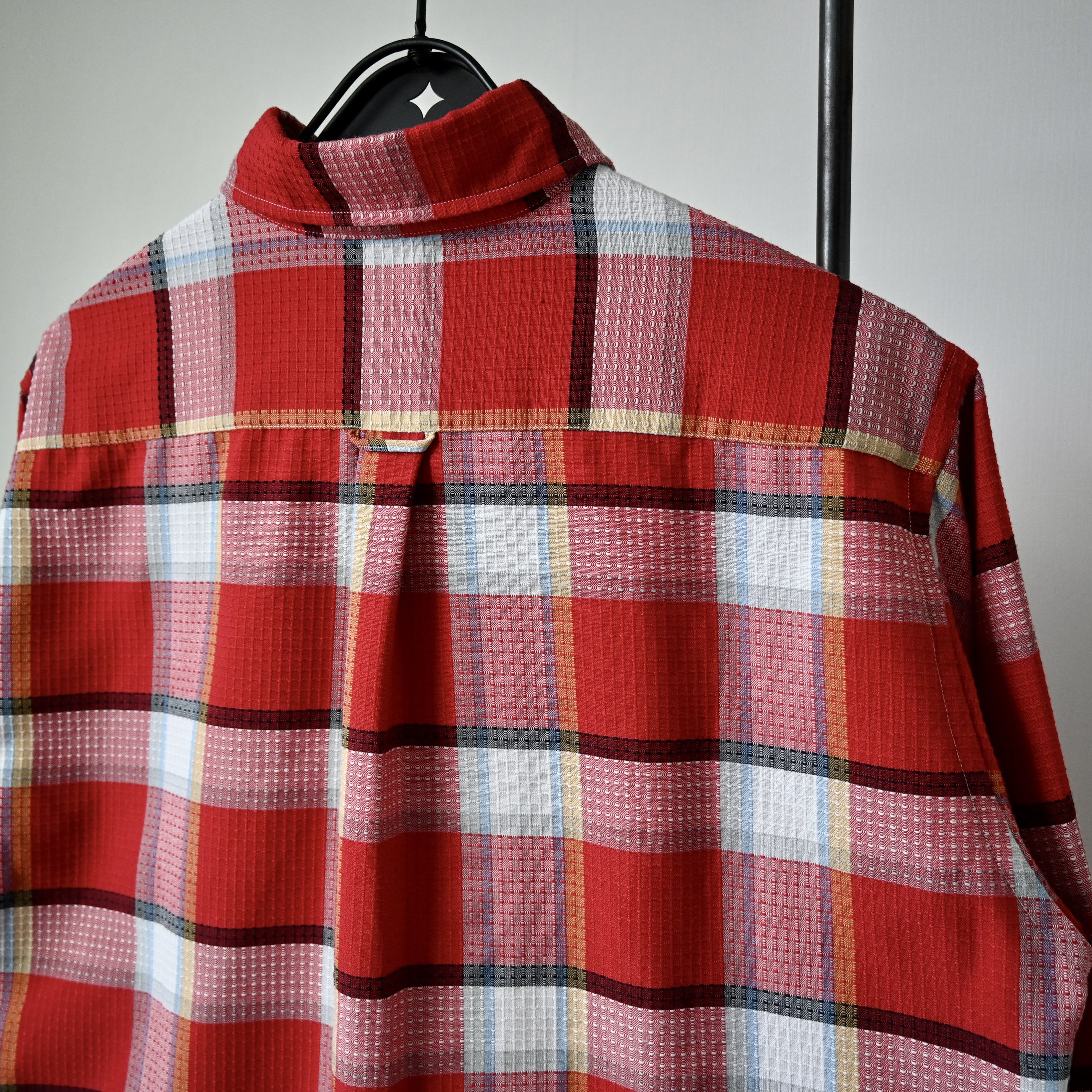 Beams Plus BEAMS Plus dobby woven BD shirt, red plaid, made in Japan Size US S / EU 44-46 / 1 - 3 Thumbnail