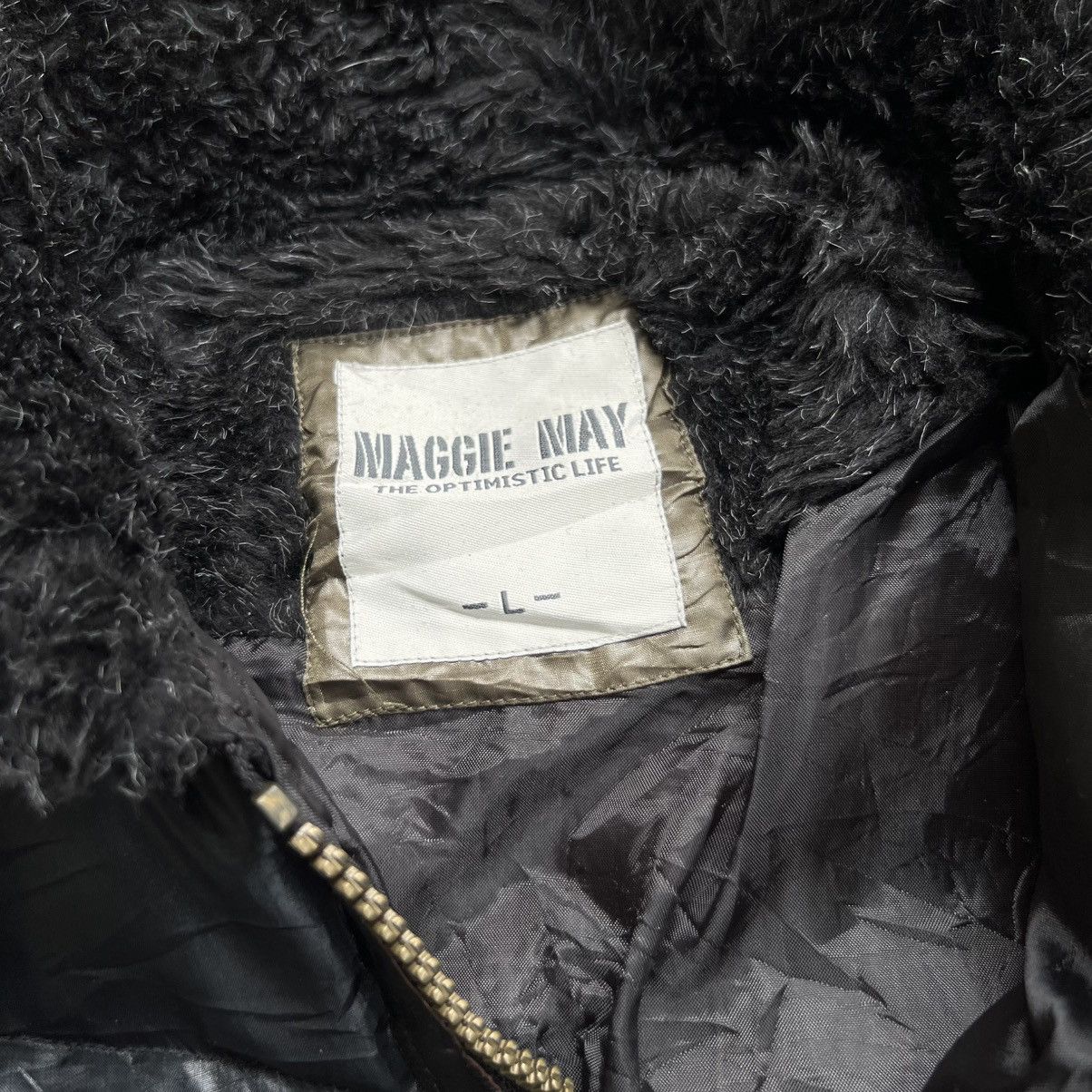 BUFFALO BOBS 2000s Maggie May Buffalo Bobs Style Down Fur Zip Jacket Size US L / EU 52-54 / 3 - 12 Thumbnail