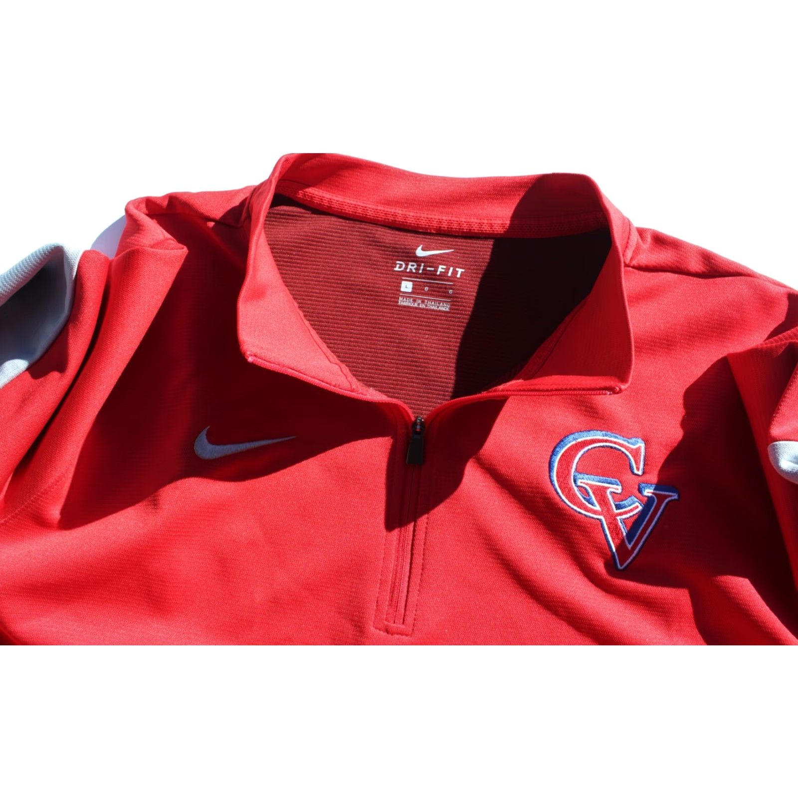 Nike VINTAGE Nike Dri Fit ¼ Zip Pullover Long Sleeve Shirt Mens L Red California 1/4 Zip Pullover Nike Shirt California Mens L Red Best Keywords Size US L / EU 52-54 / 3 - 3 Thumbnail