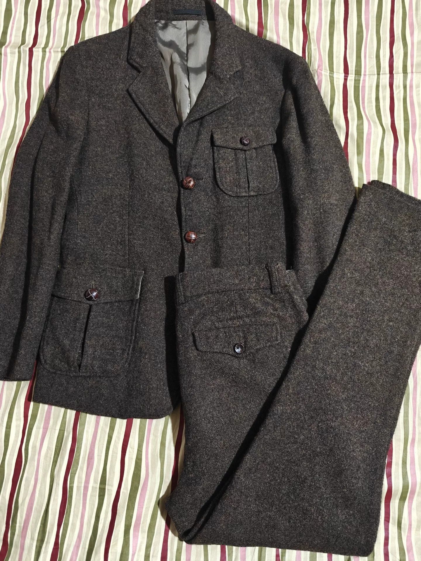 Wood Wood AnnualRing Tweed Suit & Pants Size US M / EU 48-50 / 2 - 1 Thumbnail