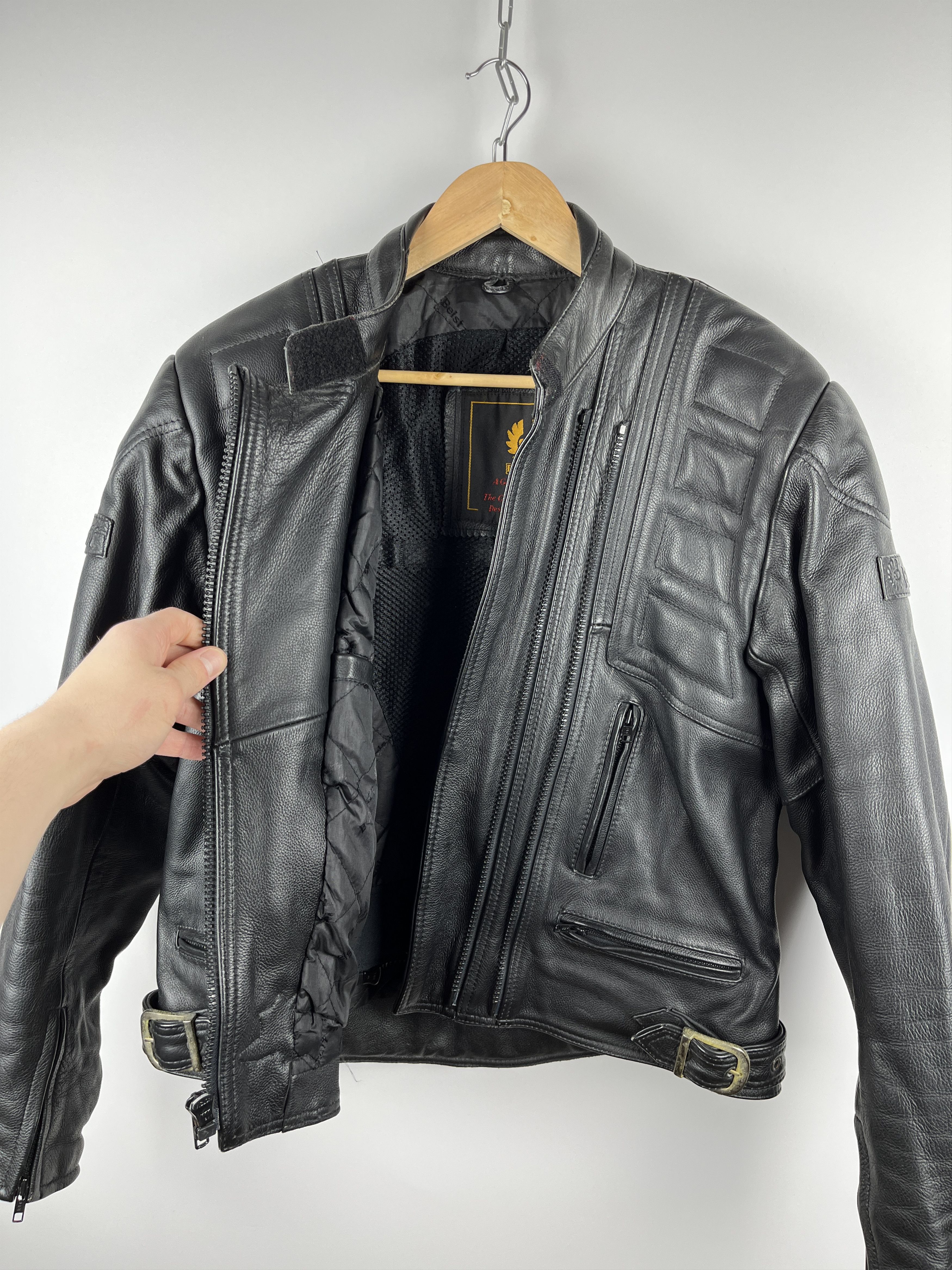 Belstaff Belstaff Leather Jacket Biker Motorcycle Size XXL / US 16-18 / IT 52-54 - 15 Thumbnail