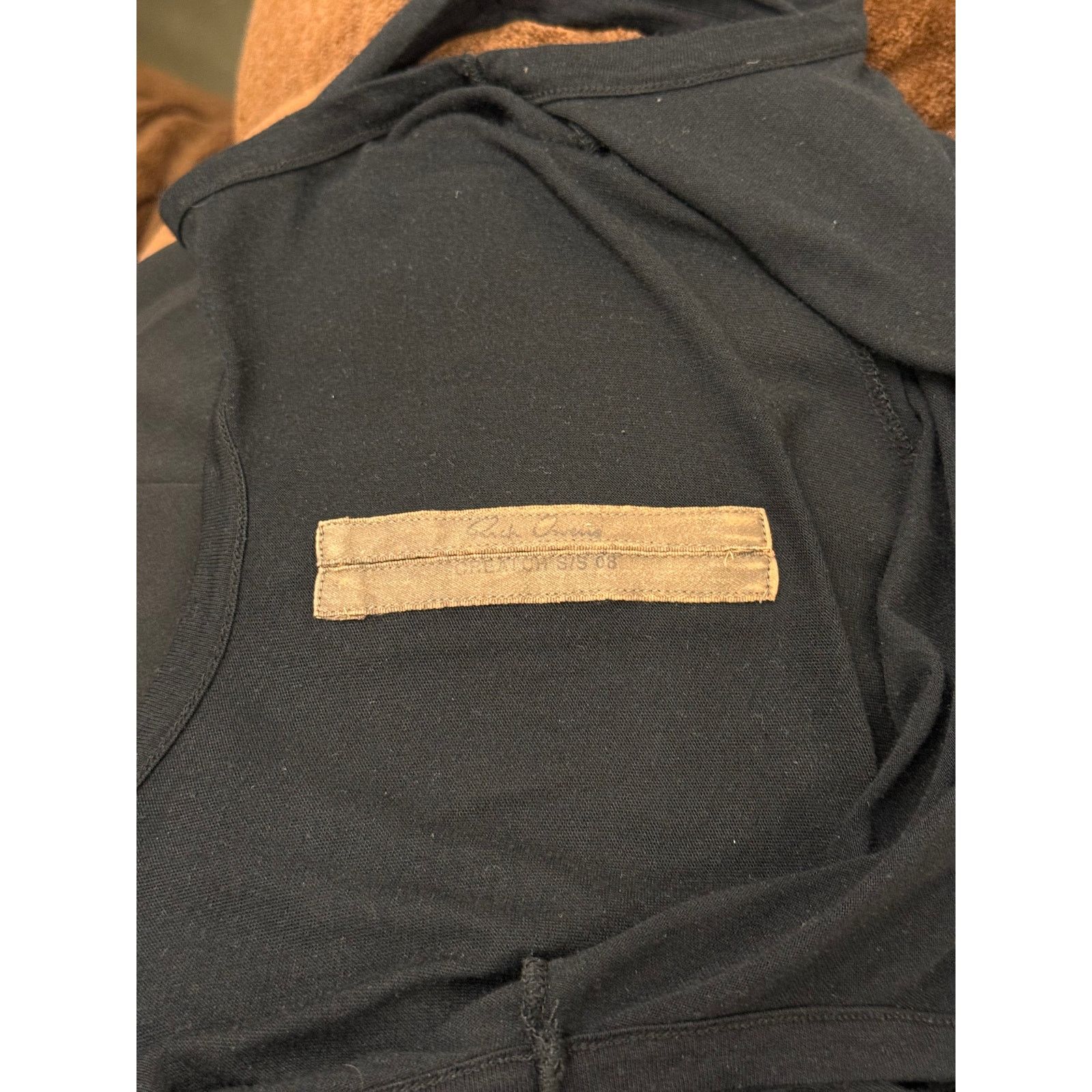 Rick Owens S/S2008 Rick Owens "Creatch" ruched maxi dress Size S / US 4 / IT 40 - 7 Thumbnail