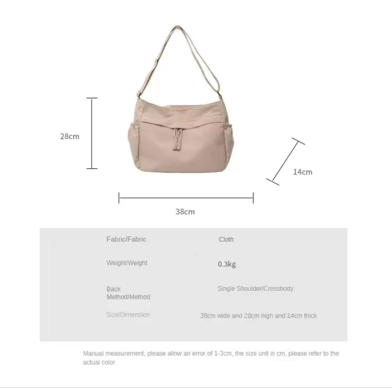 Japanese Brand Casual Nylon Hobos Crossbody Bags Size ONE SIZE - 8 Thumbnail
