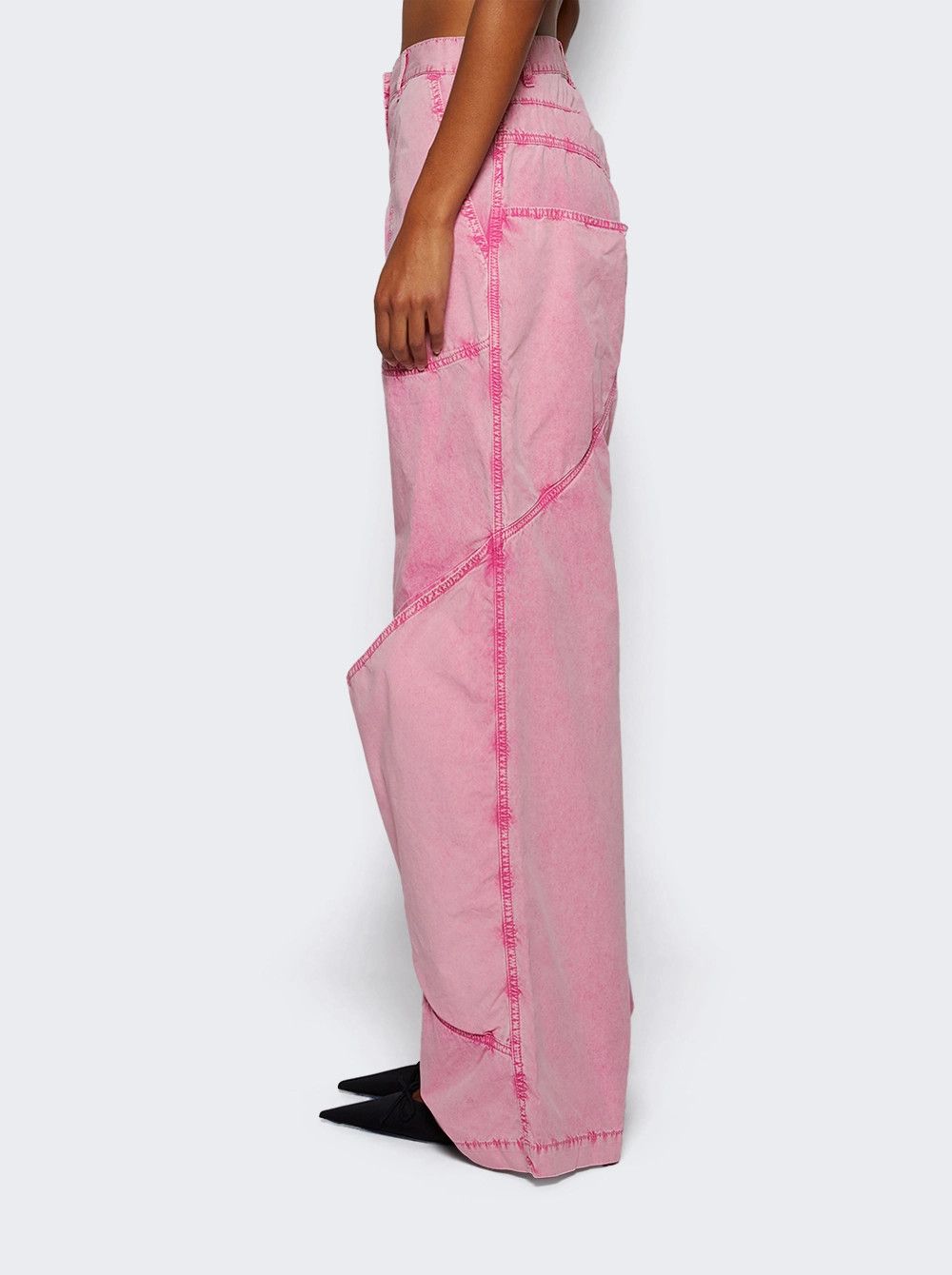 The Attico o1mle0526 Long Jeans in Pink Size 26" / US 2 / IT 38 - 4 Thumbnail