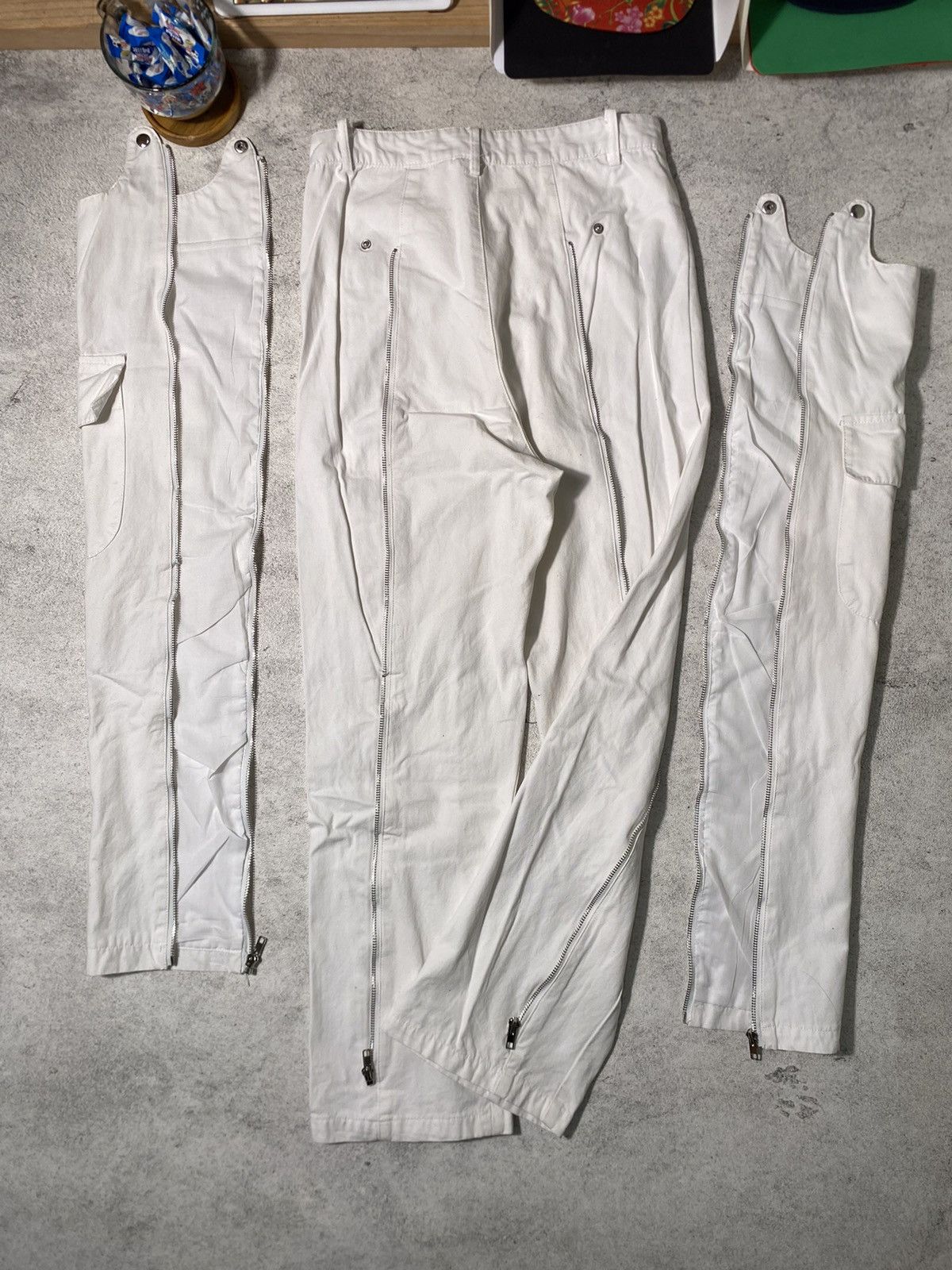 Levi's × Punk and Yo Stright Leg Crazy Pocket Zip Cargo Size US 29 - 11 Thumbnail
