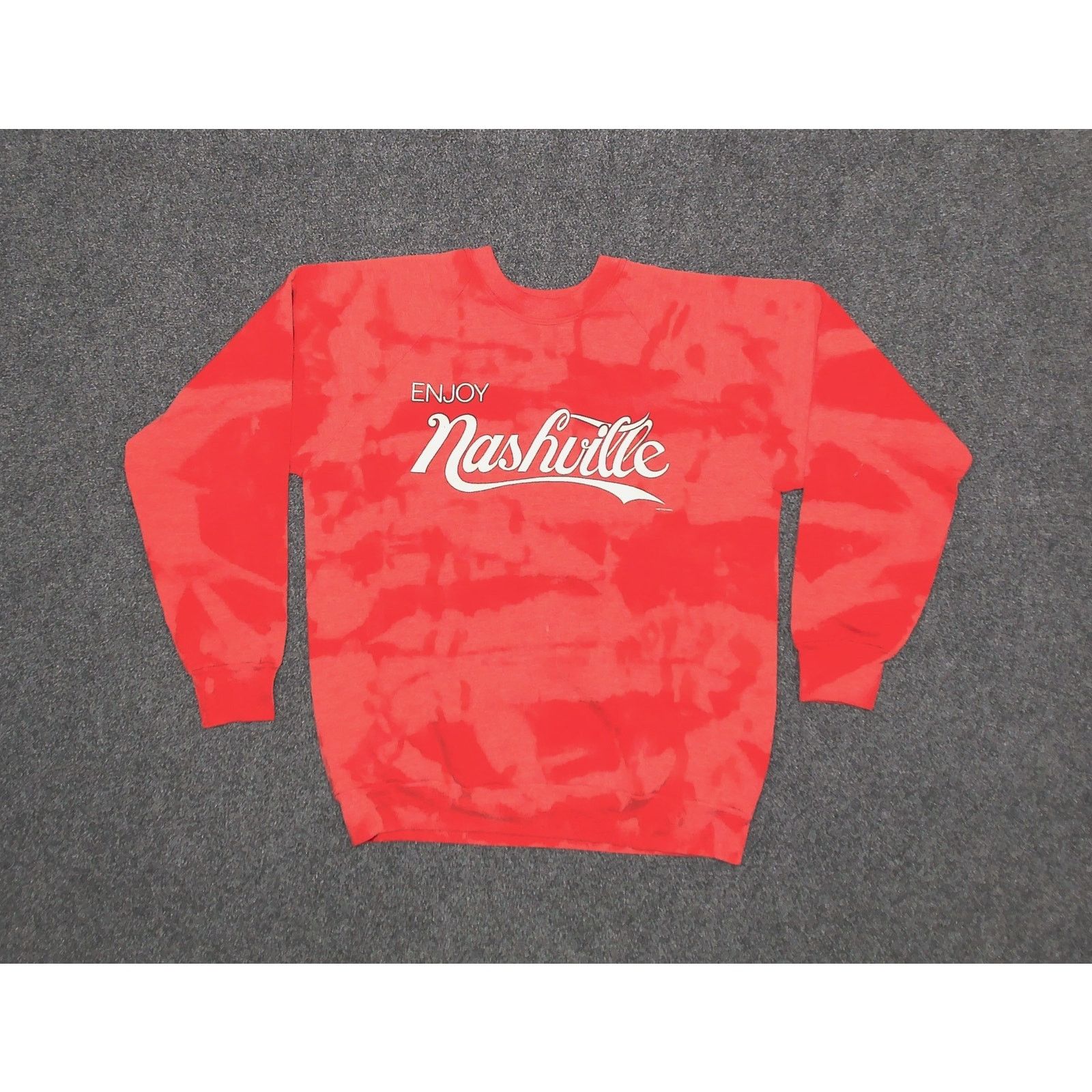 Fruit Of The Loom Fruit Of The Loom VTG 1987 Enjoy Nashville Coke Sweatshirt Size L / US 10 / IT 46 - 3 Thumbnail