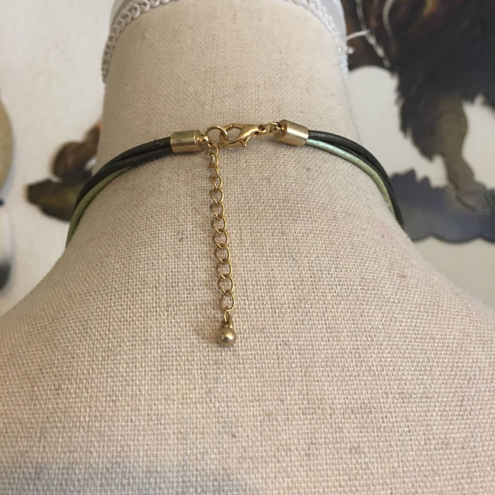 Jewelry Gold tone filigree medallion cord necklace Size ONE SIZE - 5 Thumbnail