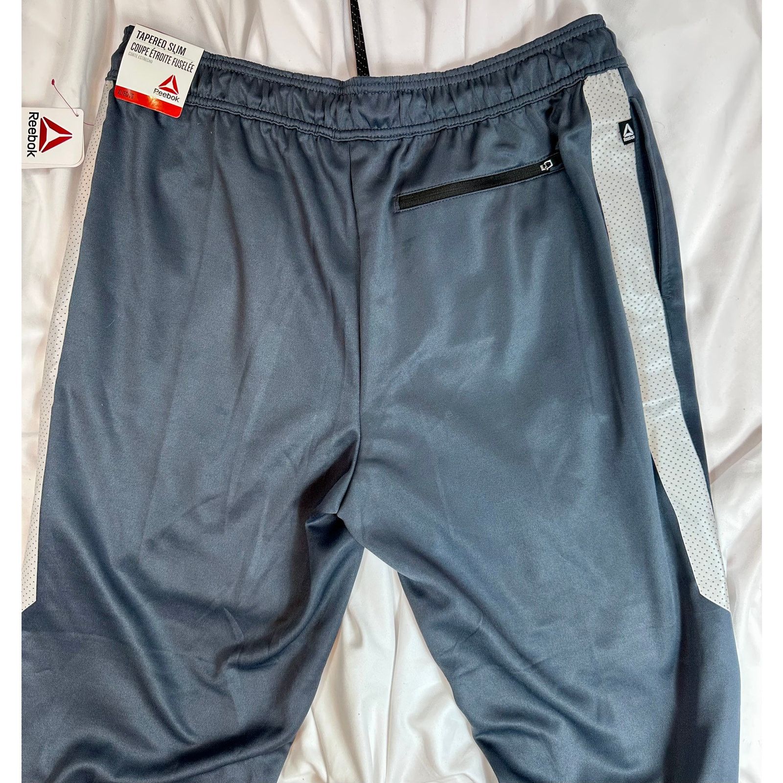 Reebok Reebok Mens Active Interlock Jogger Pants Gray XL Size US 38 / EU 54 - 17 Thumbnail