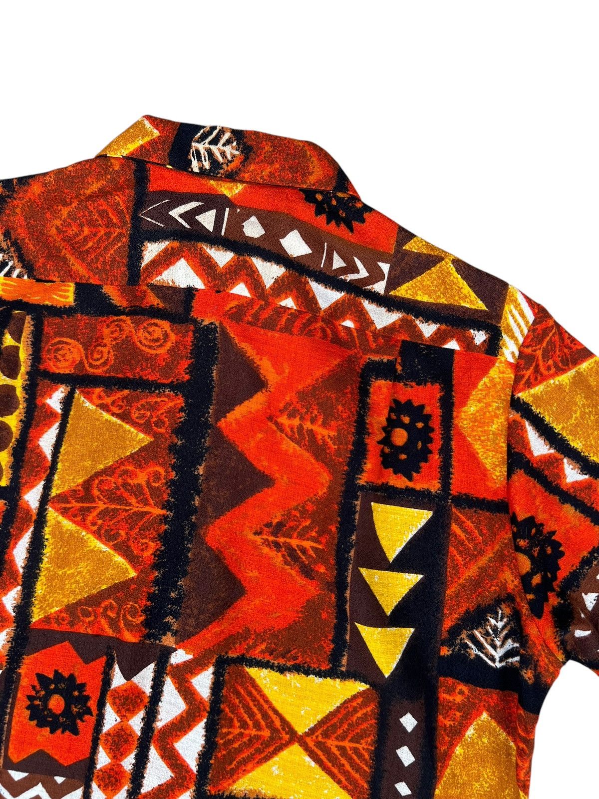 Vintage Vintage 60s 70s Royal Hawaiian Barkcloth Hawaii Shirt Size US M / EU 48-50 / 2 - 18 Thumbnail