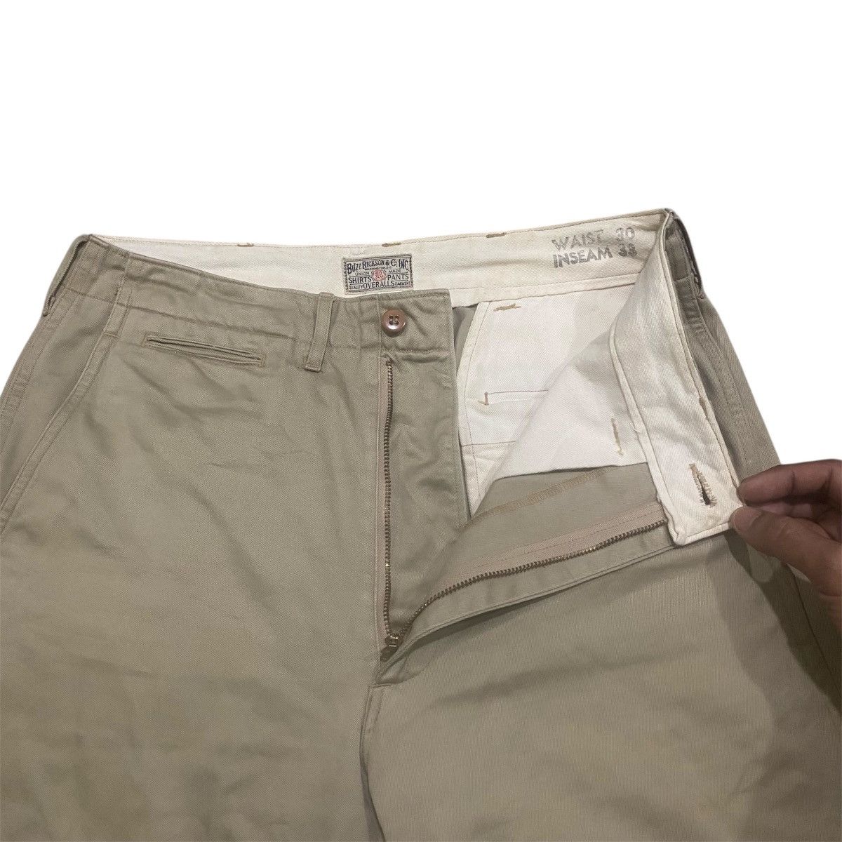 Buzz Rickson's ‼️LAST DROP‼️Buzz Ricksons Chino Pants Military Repro Trousers Size US 30 / EU 46 - 7 Thumbnail