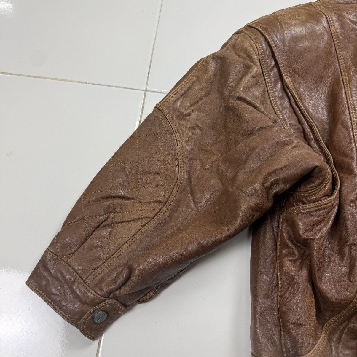 Vera Pelle Vintage Vera Pelle Made in Italy Leather Jacket Size US M / EU 48-50 / 2 - 7 Thumbnail