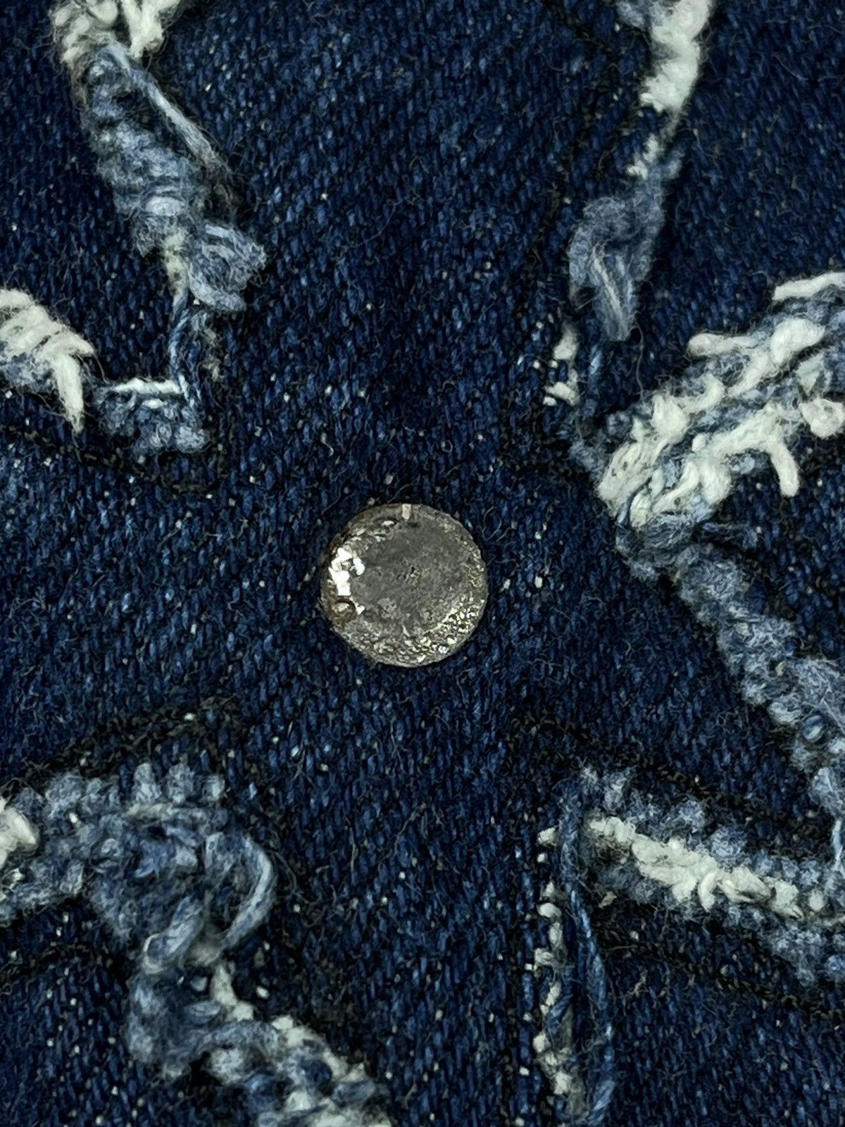 Chrome Hearts Chrome Hearts Cemetery Denim Patch Flared Stretch Jeans Size 32" / US 10 / IT 46 - 15 Thumbnail