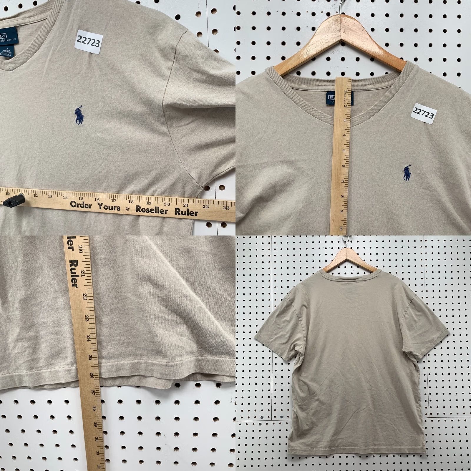 Polo Ralph Lauren VINTAGE Polo Ralph Lauren Shirt Brown Single Stitch Adult Medium 90s Mens Size US M / EU 48-50 / 2 - 9 Thumbnail