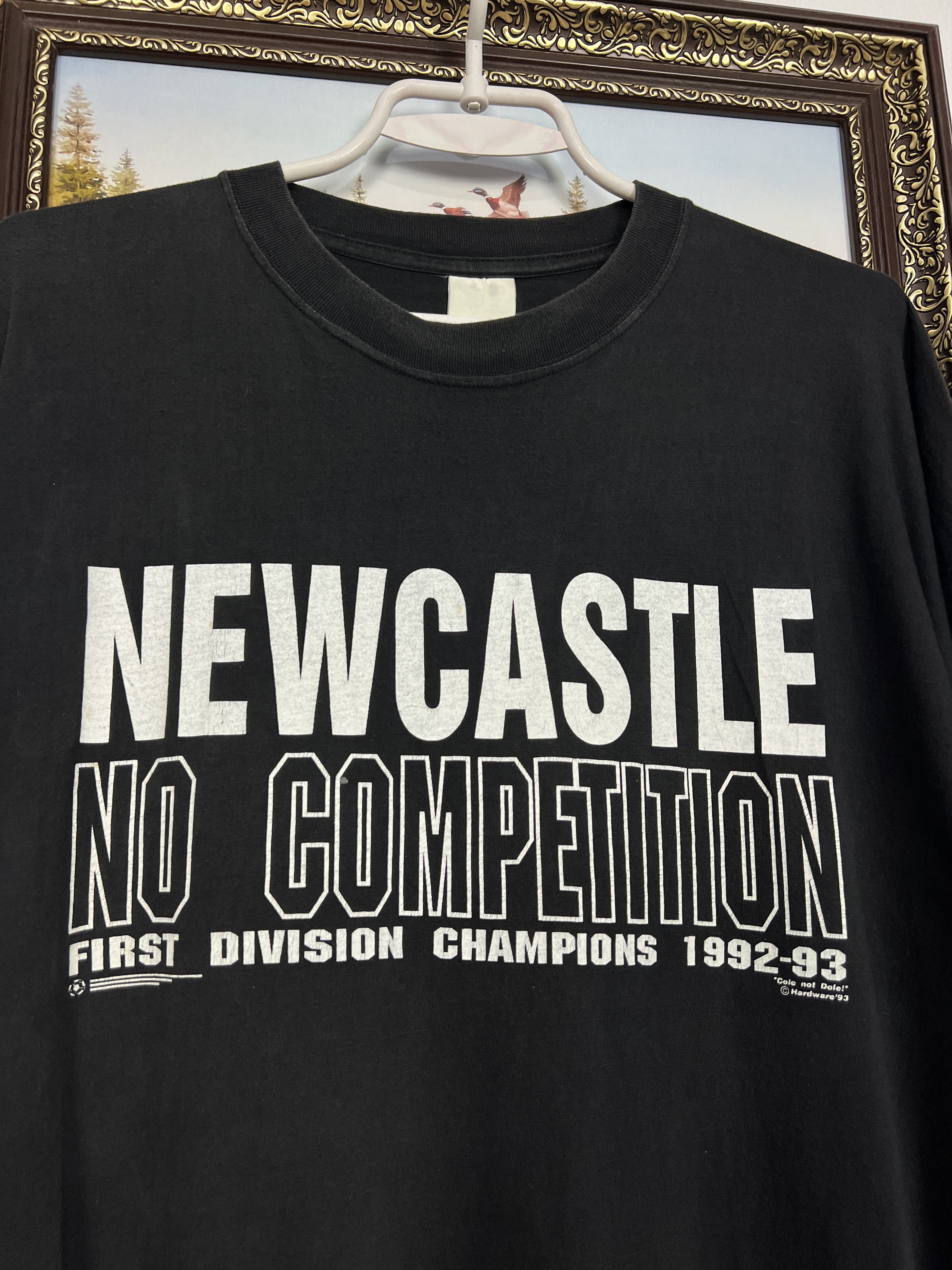 Vintage Newcastle United Champions Football Shirt Jersey Trikot Size US XL / EU 56 / 4 - 3 Thumbnail