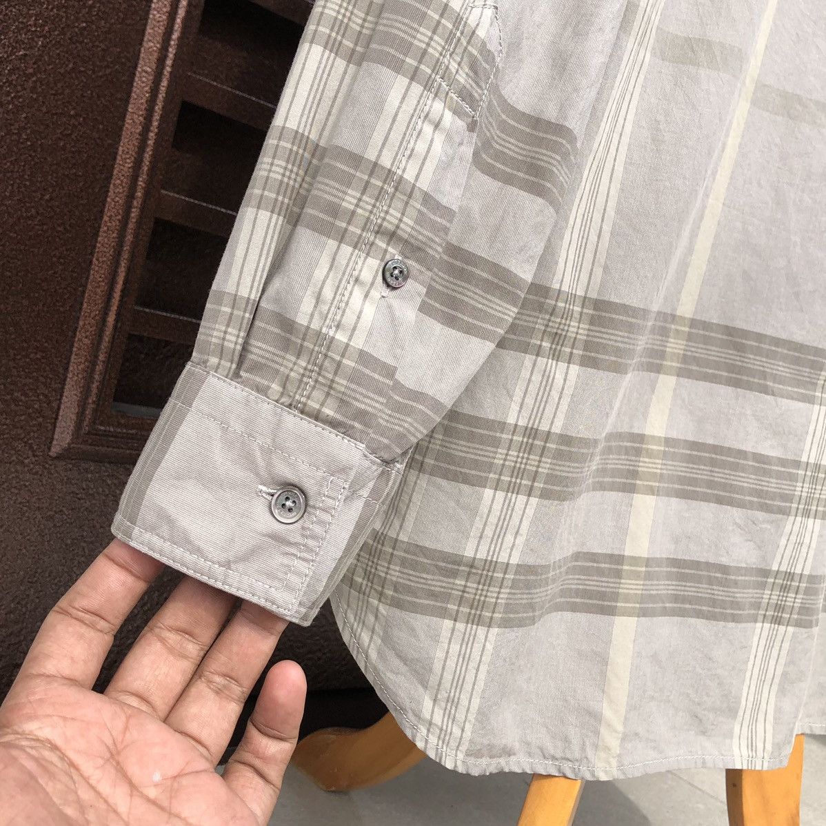 Burberry Burberry London Men’s Checked Long Sleeve Size US L / EU 52-54 / 3 - 4 Thumbnail