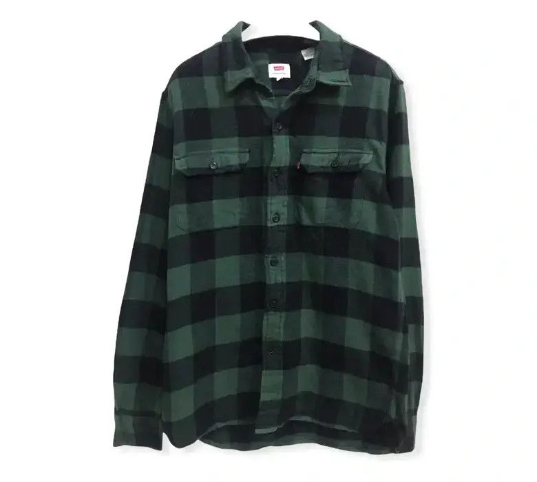 Levi's Vintage Clothing Vintage Levi’s Checked Plaid Tartan Shirt Flannel Size US M / EU 48-50 / 2 - 1 Thumbnail