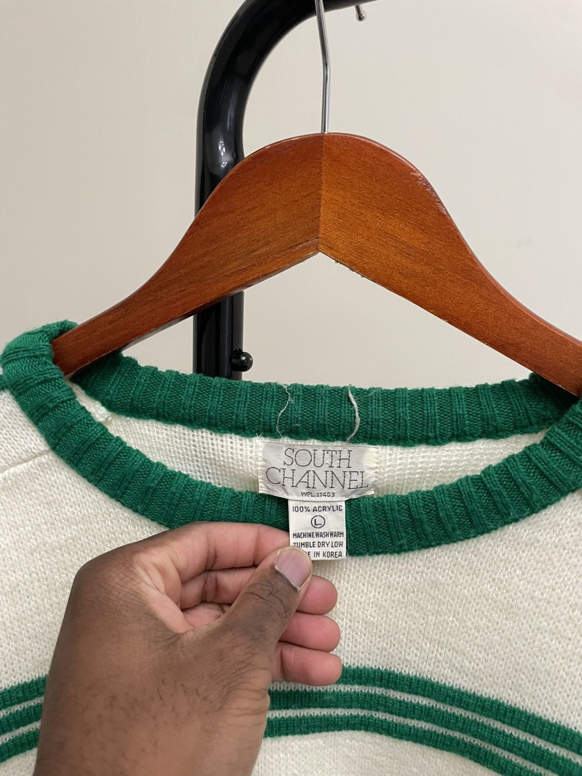 Vintage Vintage 80s 90s Earth Tone Ribbed Sweater Knit Our Legacy Size US L / EU 52-54 / 3 - 3 Thumbnail