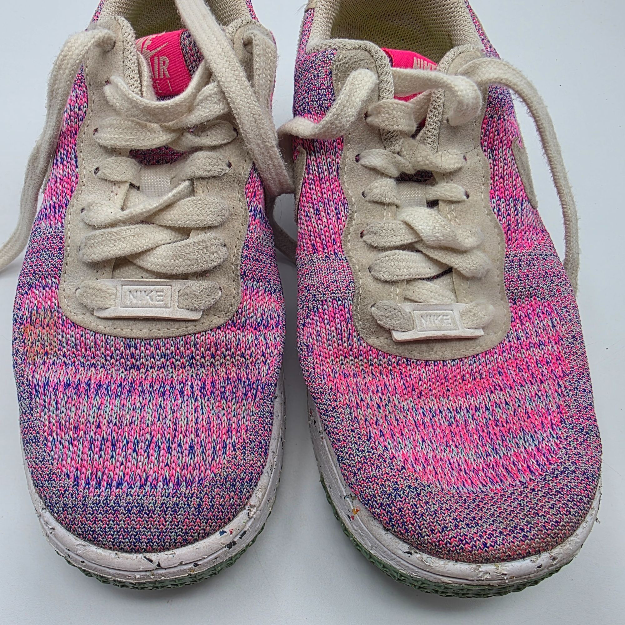 Nike Nike Air Force 1 Crater Knit Pink Purple Fuchsia Glow Womens Size US 6 / IT 36 - 10 Thumbnail