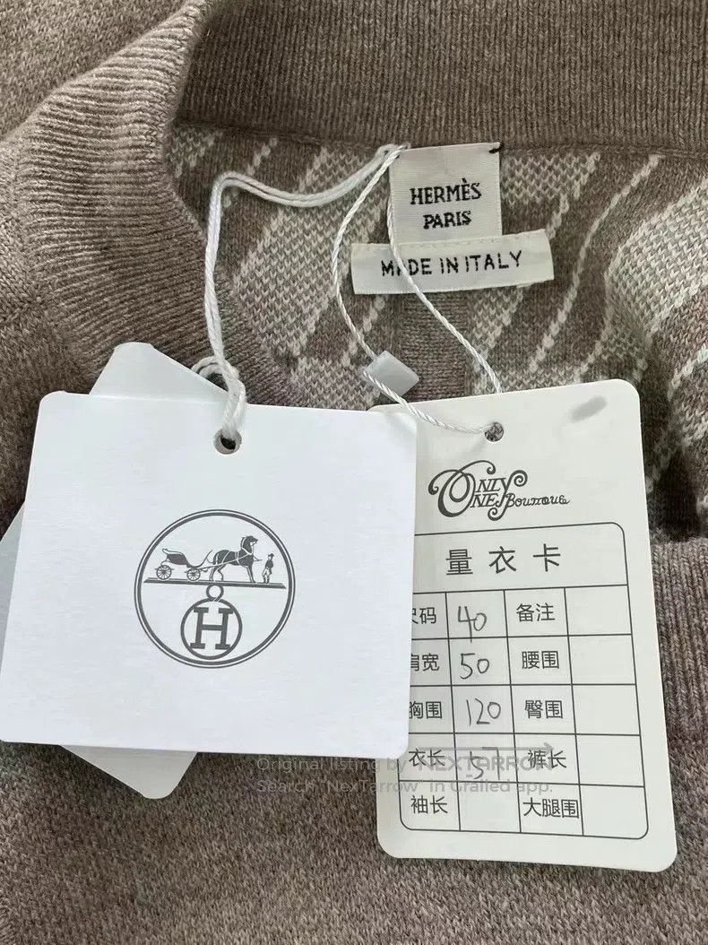 Hermes Hermes Double-faced cashmere sweater Size S / US 4 / IT 40 - 3 Thumbnail