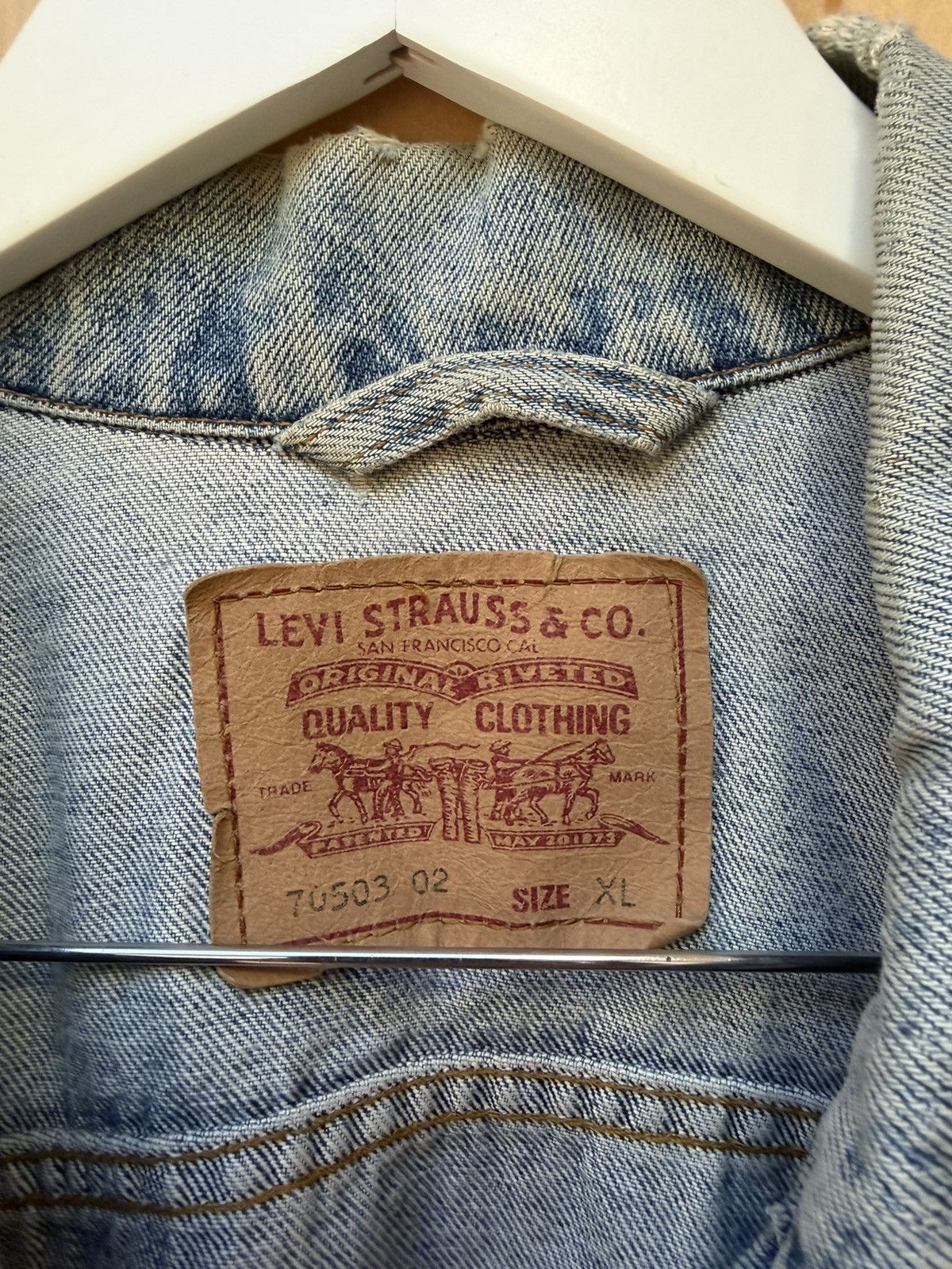 Levi's Vintage Clothing Vintage Levi’s Denim Jacker Size US XL / EU 56 / 4 - 6 Thumbnail
