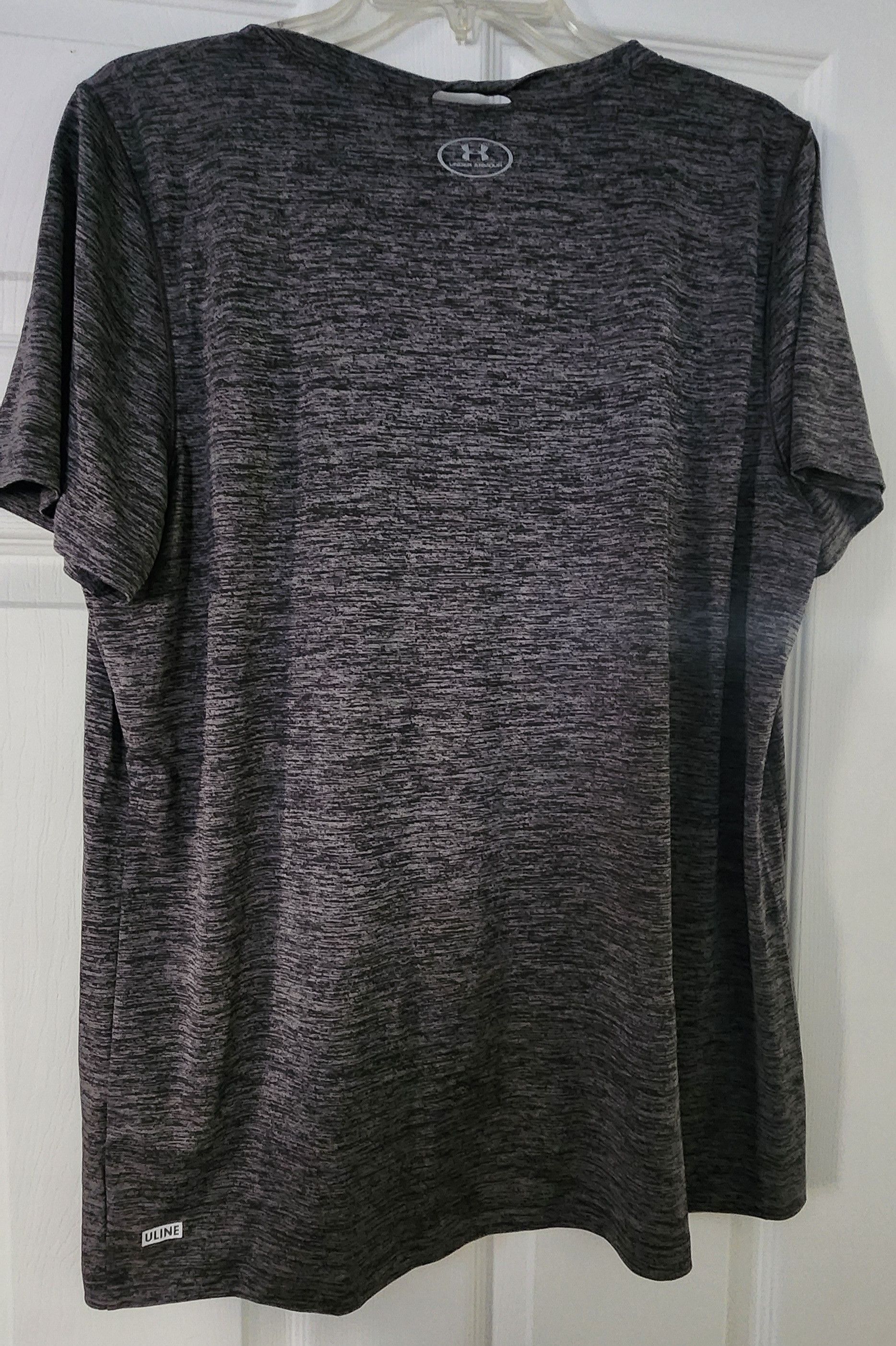 Under Armour Under Armour Uline Heatgear SS Shirt Heather Gray XL Size XL / US 12-14 / IT 48-50 - 3 Thumbnail