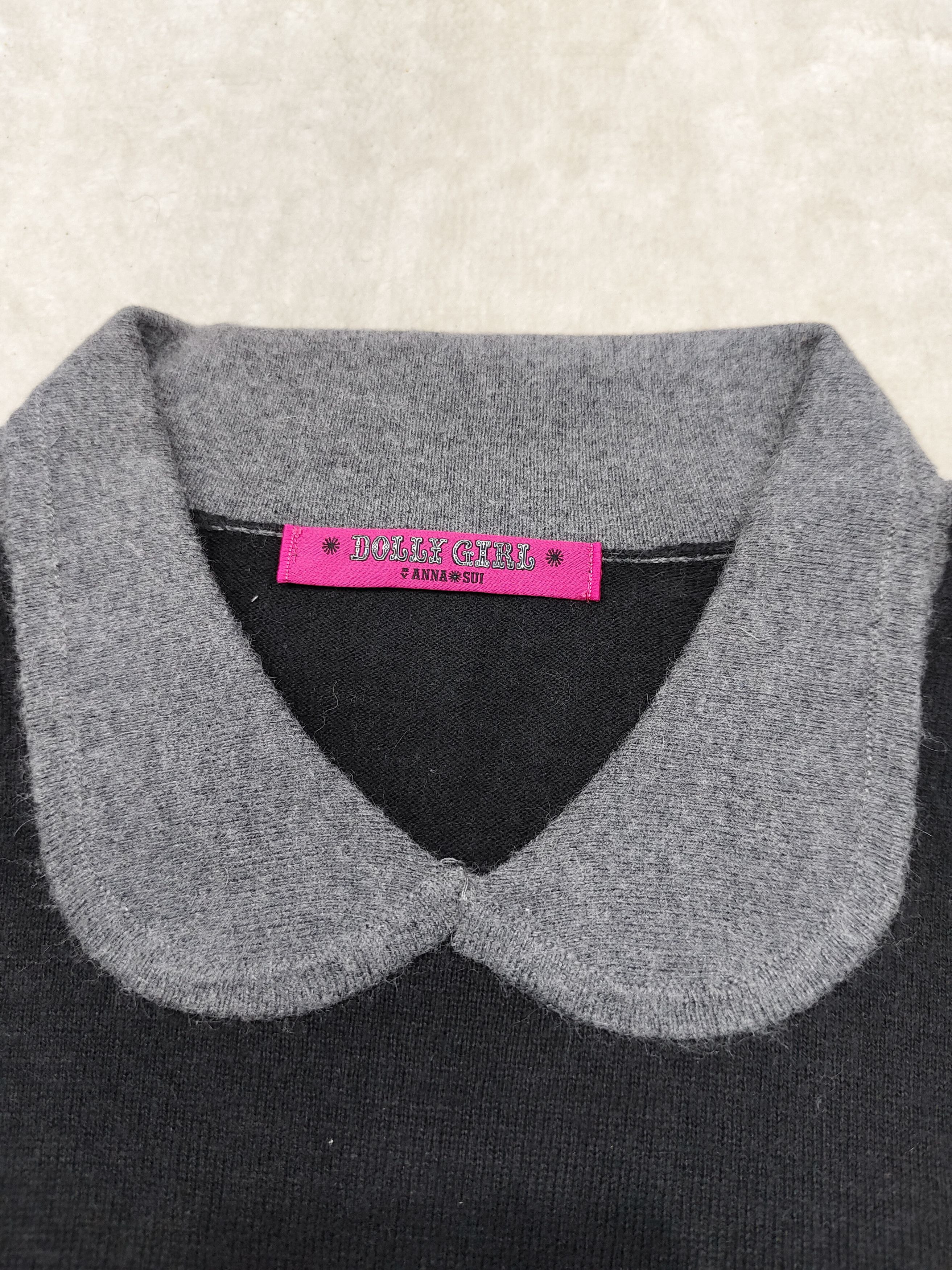 Anna Sui NEED GONE 💥 Anna Sui Dolly Girl Knitted Sweatshirt Size M / US 6-8 / IT 42-44 - 7 Thumbnail