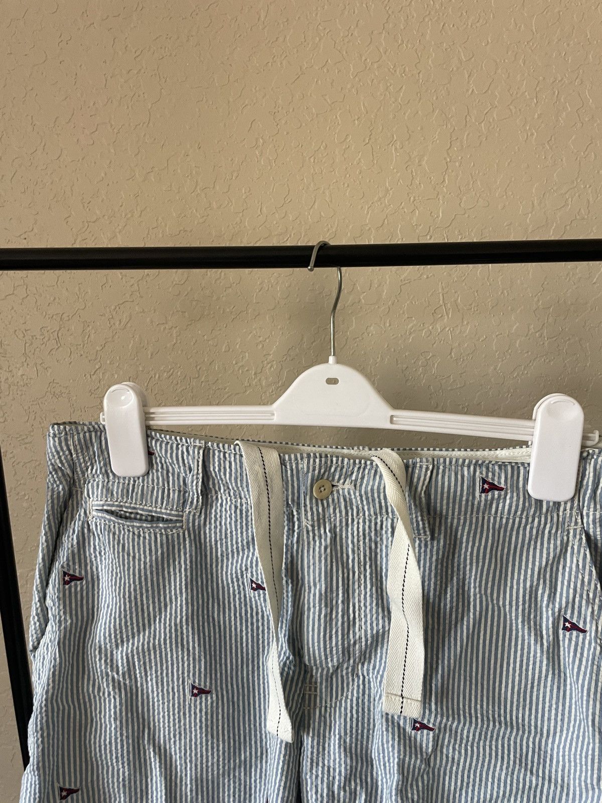 Polo Ralph Lauren Seersucker Flags FF Shorts Size US 34 / EU 50 - 3 Thumbnail