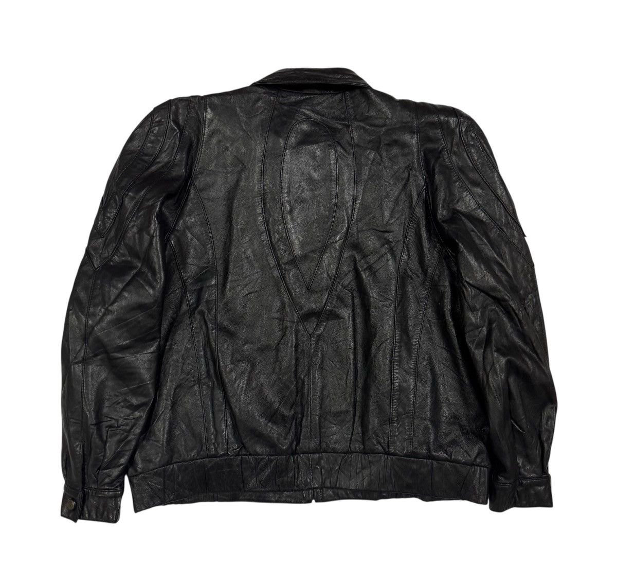 Kadoya Vtg🔥Kosmick Ridding Leather Jacket Made In Spain Size L Size US L / EU 52-54 / 3 - 2 Thumbnail