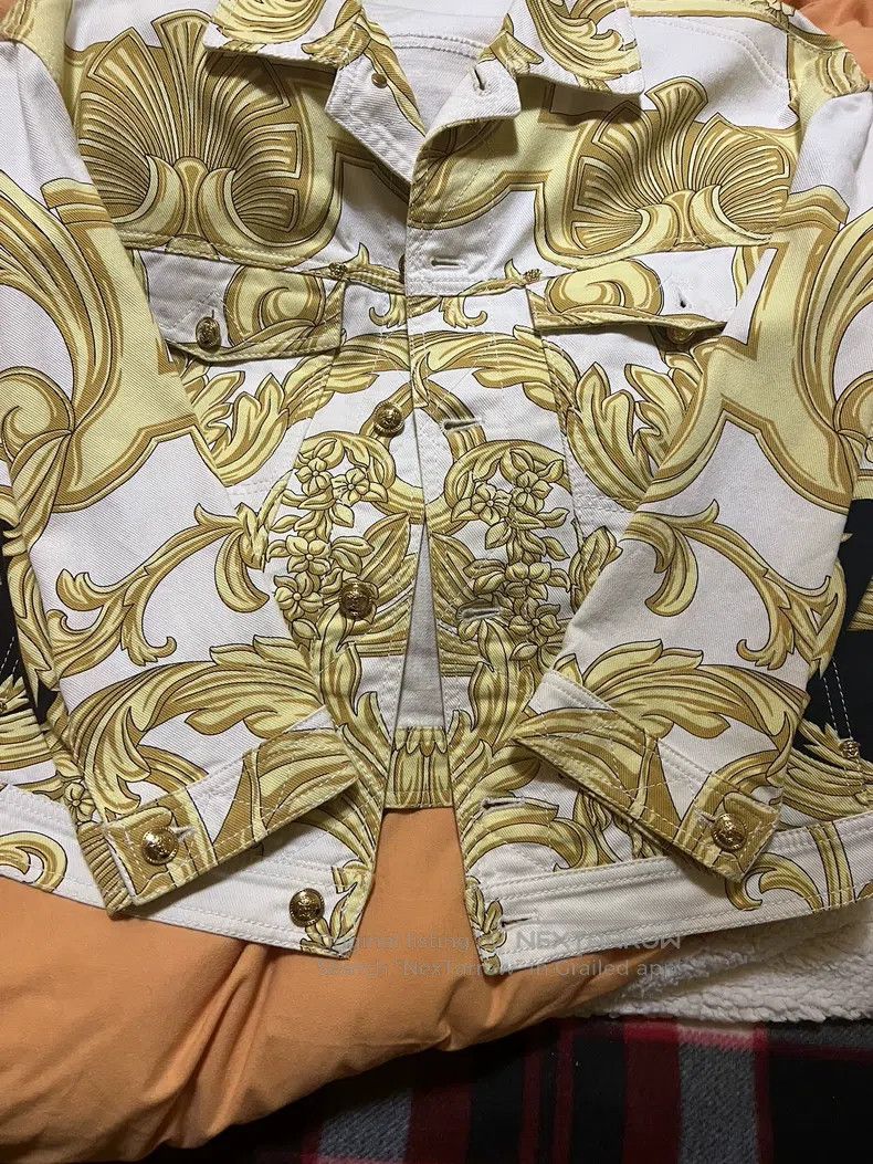 Versace Versace Baroque denim jacket Size US L / EU 52-54 / 3 - 8 Thumbnail