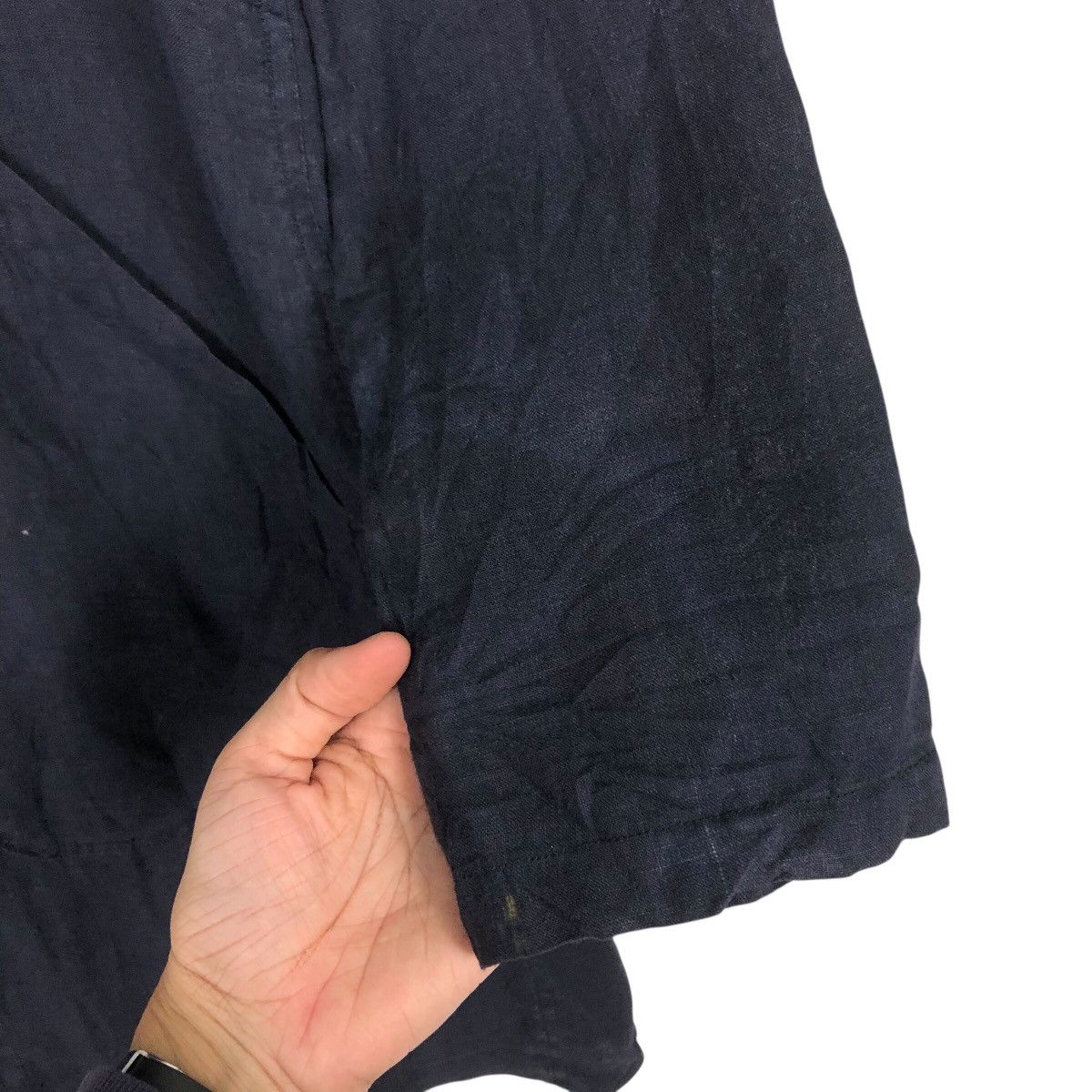 Beams Plus 📌Rich Blue Vintage Long Jacket Beams Plus Issey Miyake Size US M / EU 48-50 / 2 - 16 Thumbnail