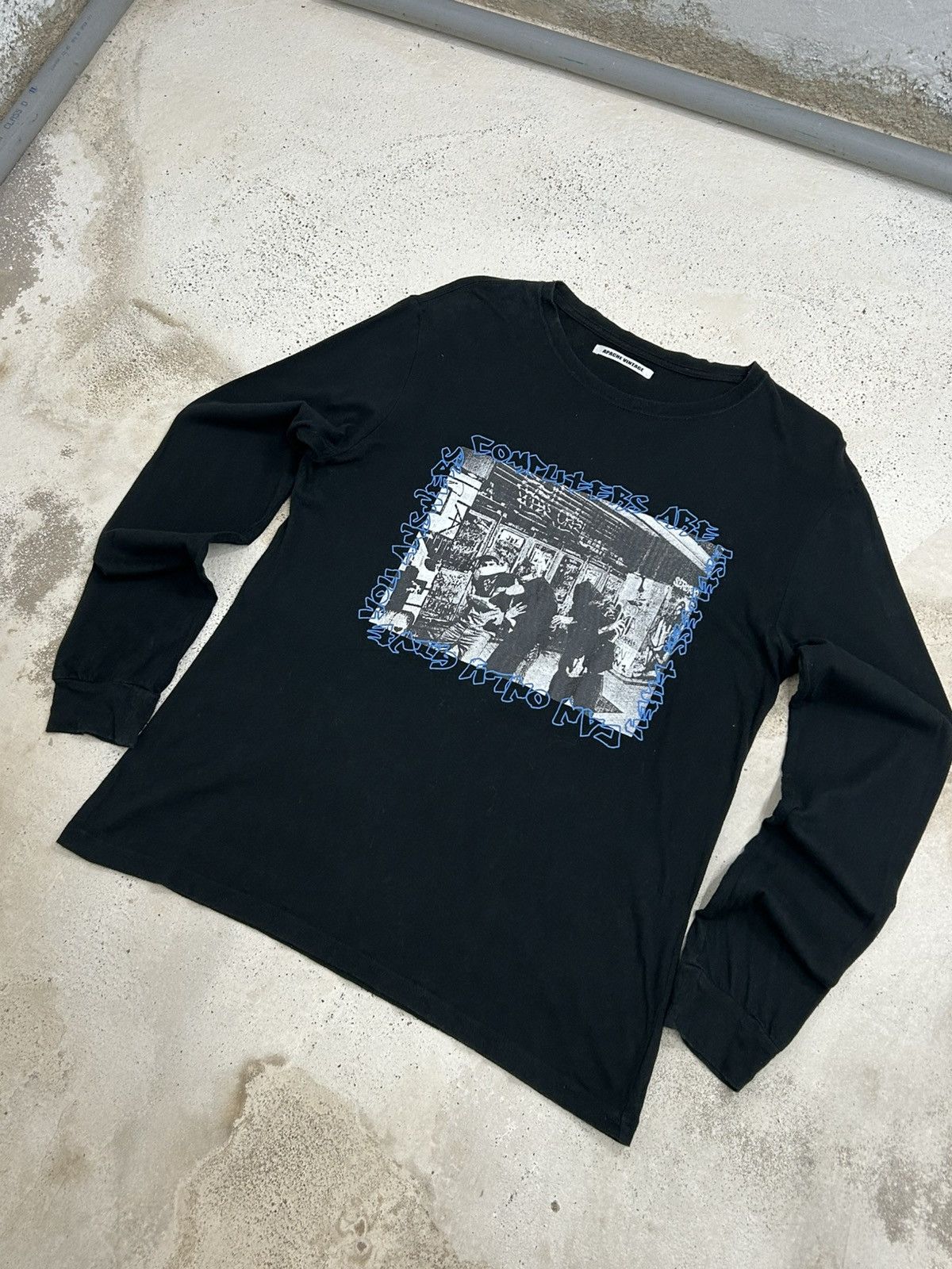 Designer × Japanese Brand Apache Vintage Japan Grunge Cyberpunk T-Shirt W/ Quotes Size US M / EU 48-50 / 2 - 3 Thumbnail