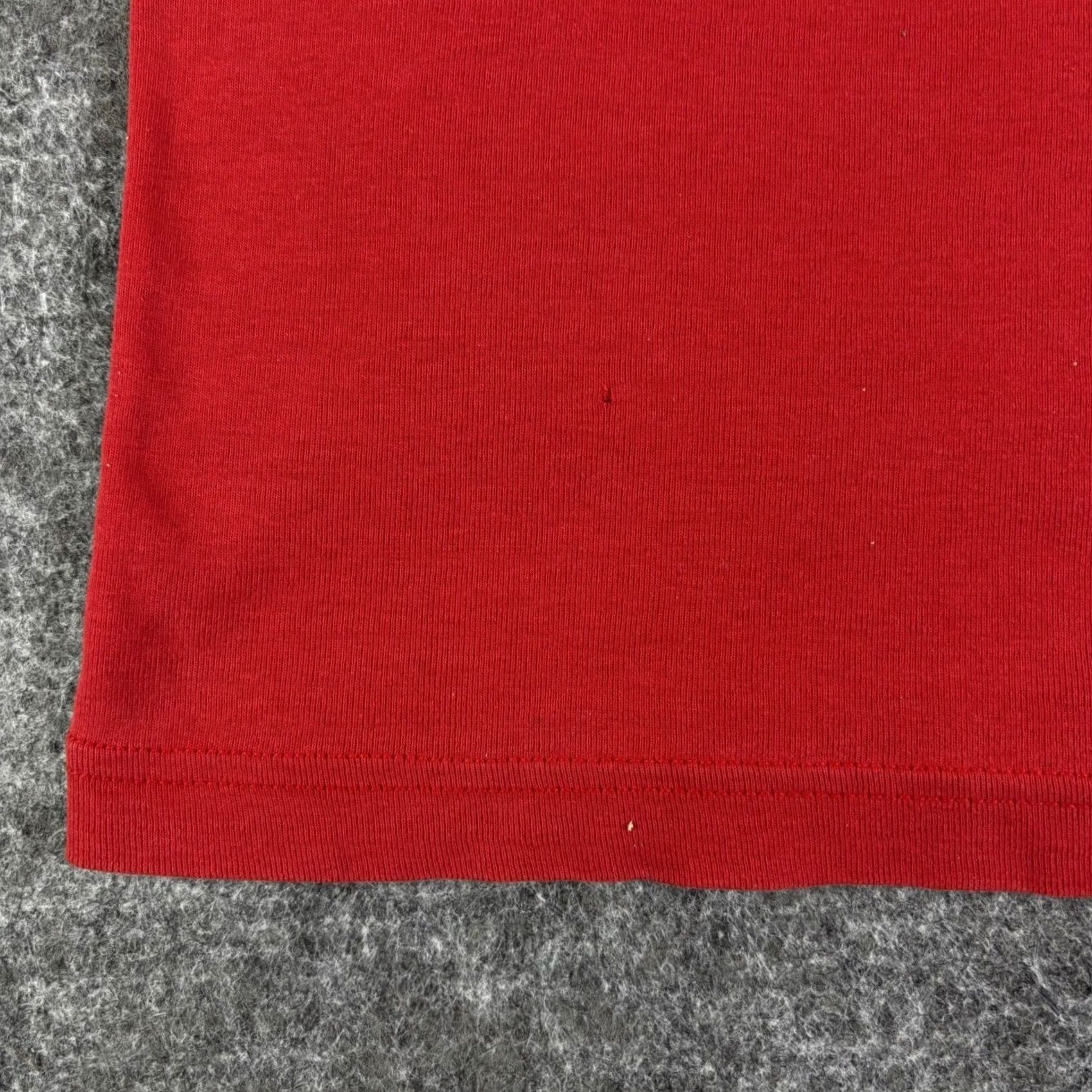 Vintage Polo Jeans Co Ralph Lauren Red Embroidered Logo T-Shirt Small Star Graphic Tee Women Short Sleeve Crew Neck Jersey Cotton Casual Logo Stars 2010s Size S / US 4 / IT 40 - 5 Thumbnail