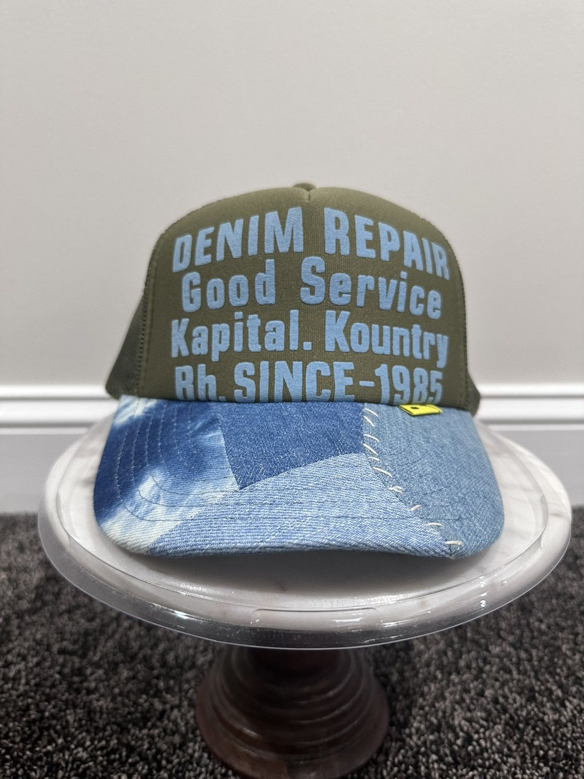 Kapital Kapital Kountry Denim Repair Service Green / Blue Trucker Size ONE SIZE - 10 Thumbnail