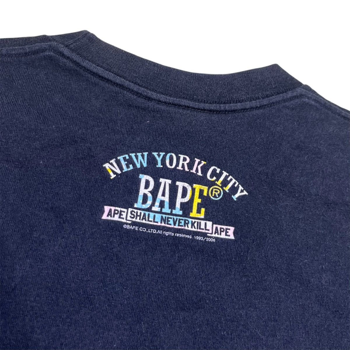 Bape Bape Cotton Candy New York College Tee Size US S / EU 44-46 / 1 - 3 Thumbnail