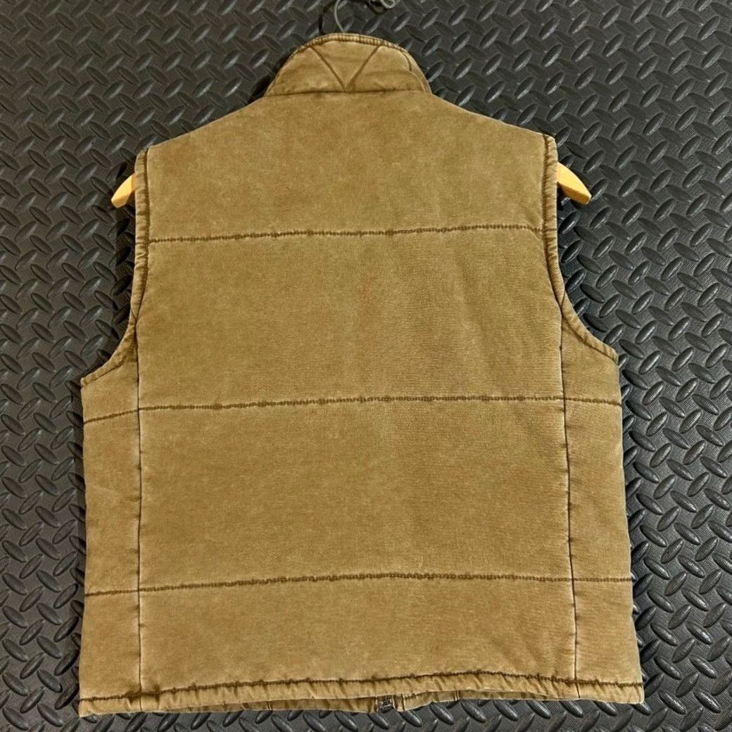 Vintage Sundance Vest Men's Quilted Cotton Puffer Brown Zip Front Pocket Size Small Size US S / EU 44-46 / 1 - 2 Thumbnail