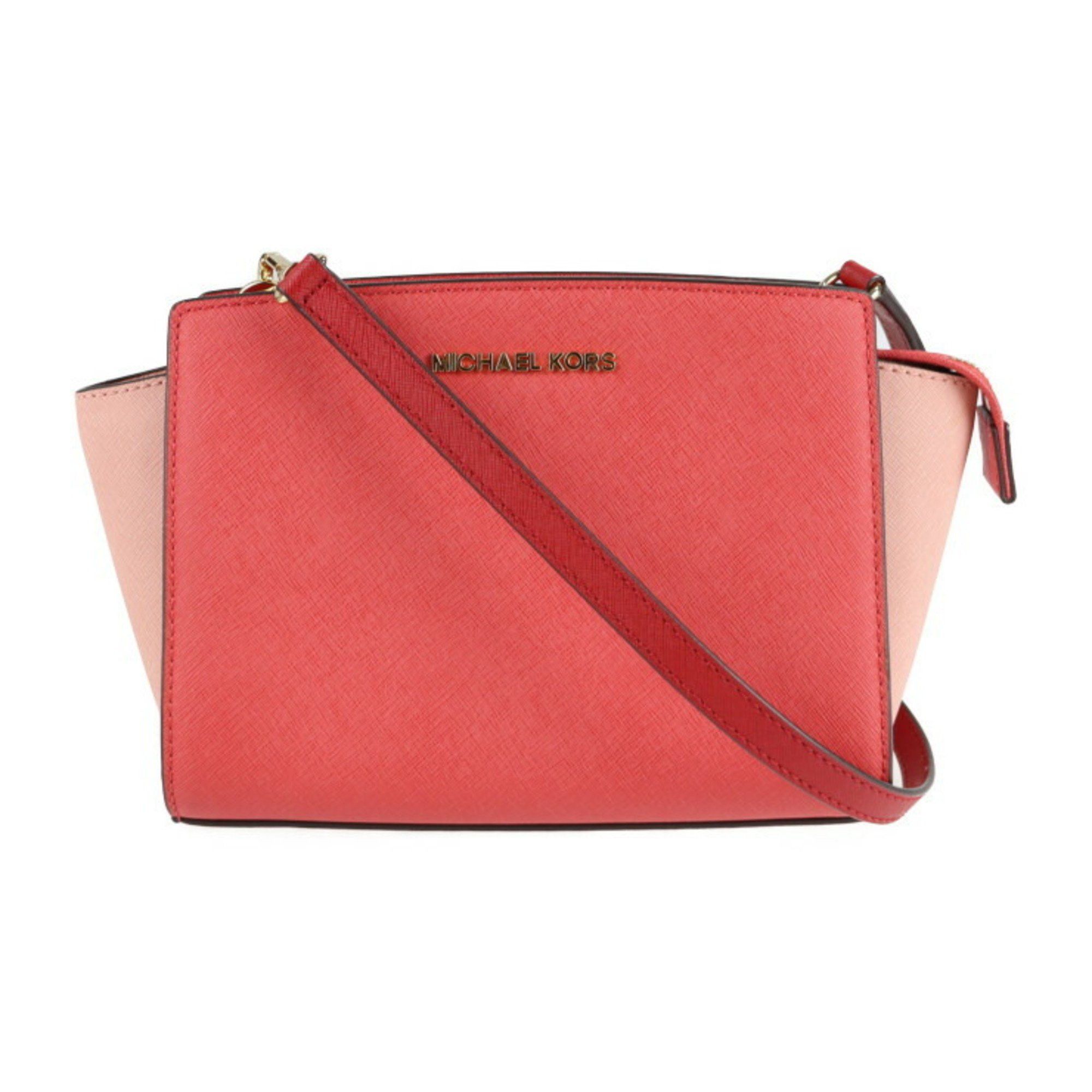 Michael Kors Michael Kors Crossbody Bag Shoulder 30T4MLMM2T Leather Pink Pochette 2107053001088R1 Size ONE SIZE - 1 Thumbnail