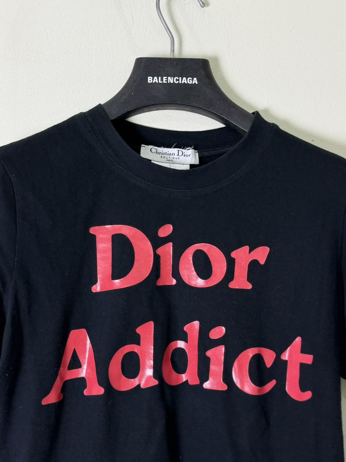 Dior Christian Dior by John Galliano T-Shirt “Dior Addict” Size L / US 10 / IT 46 - 3 Thumbnail