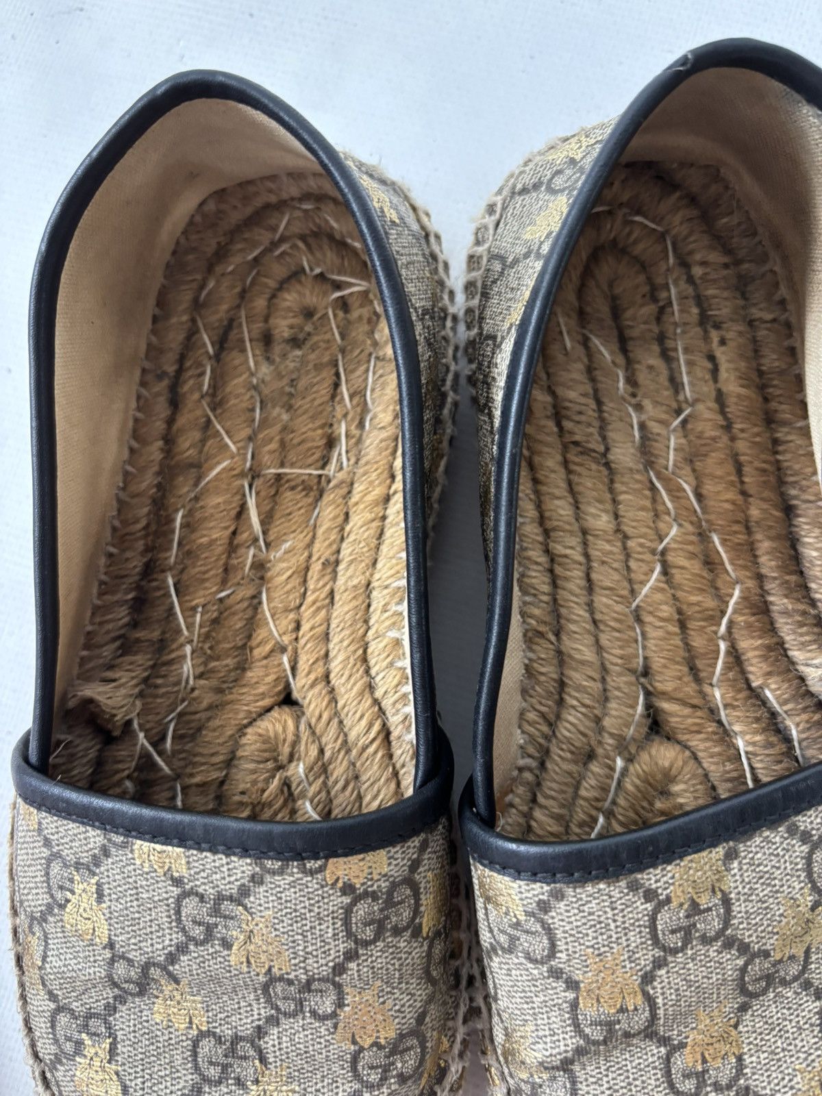 Gucci Gucci Pilar Gg Bee Canvas Espadrilles Size US 6 / IT 36 - 10 Thumbnail